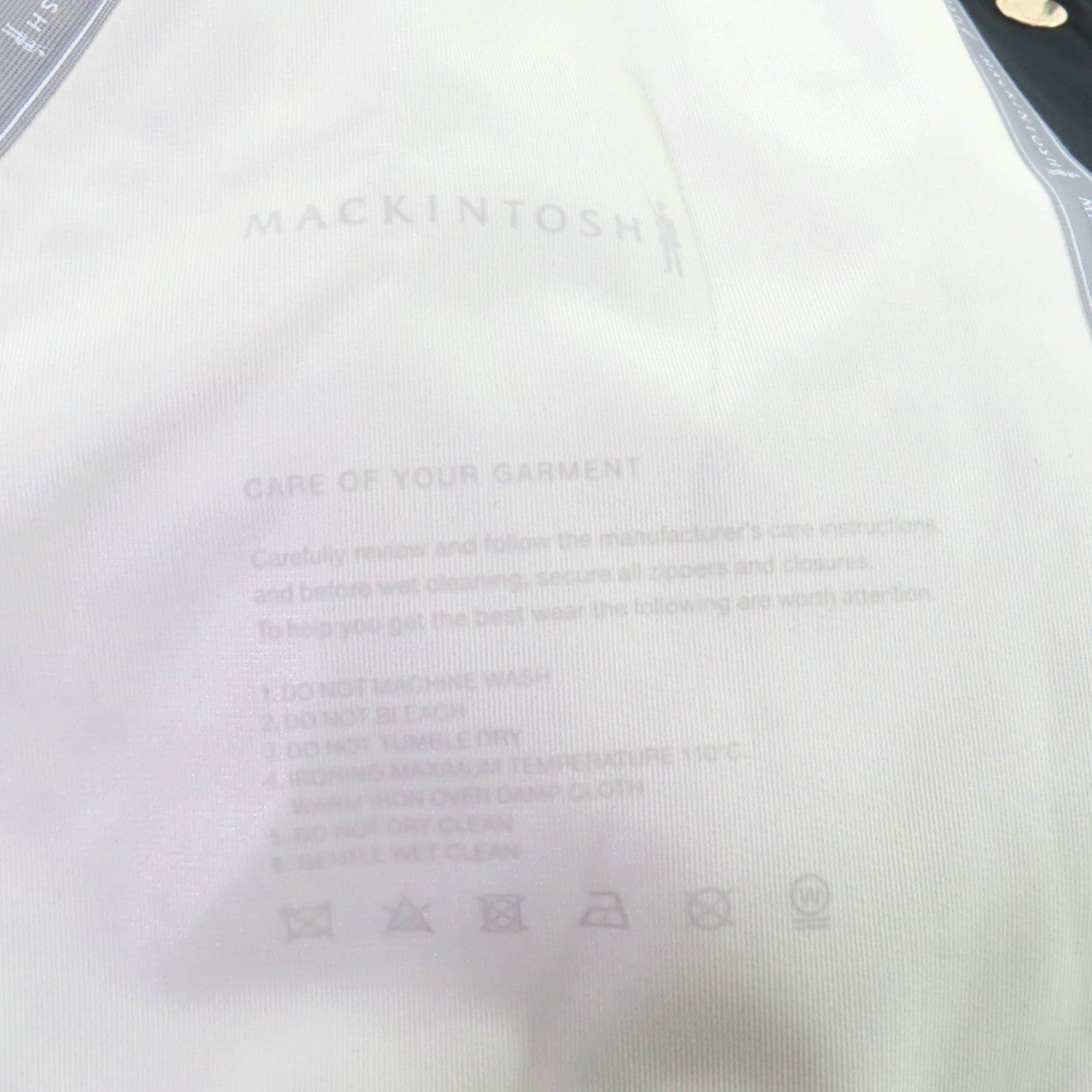 マッキントッシュ ラバーコーティングポリエステルフードコート