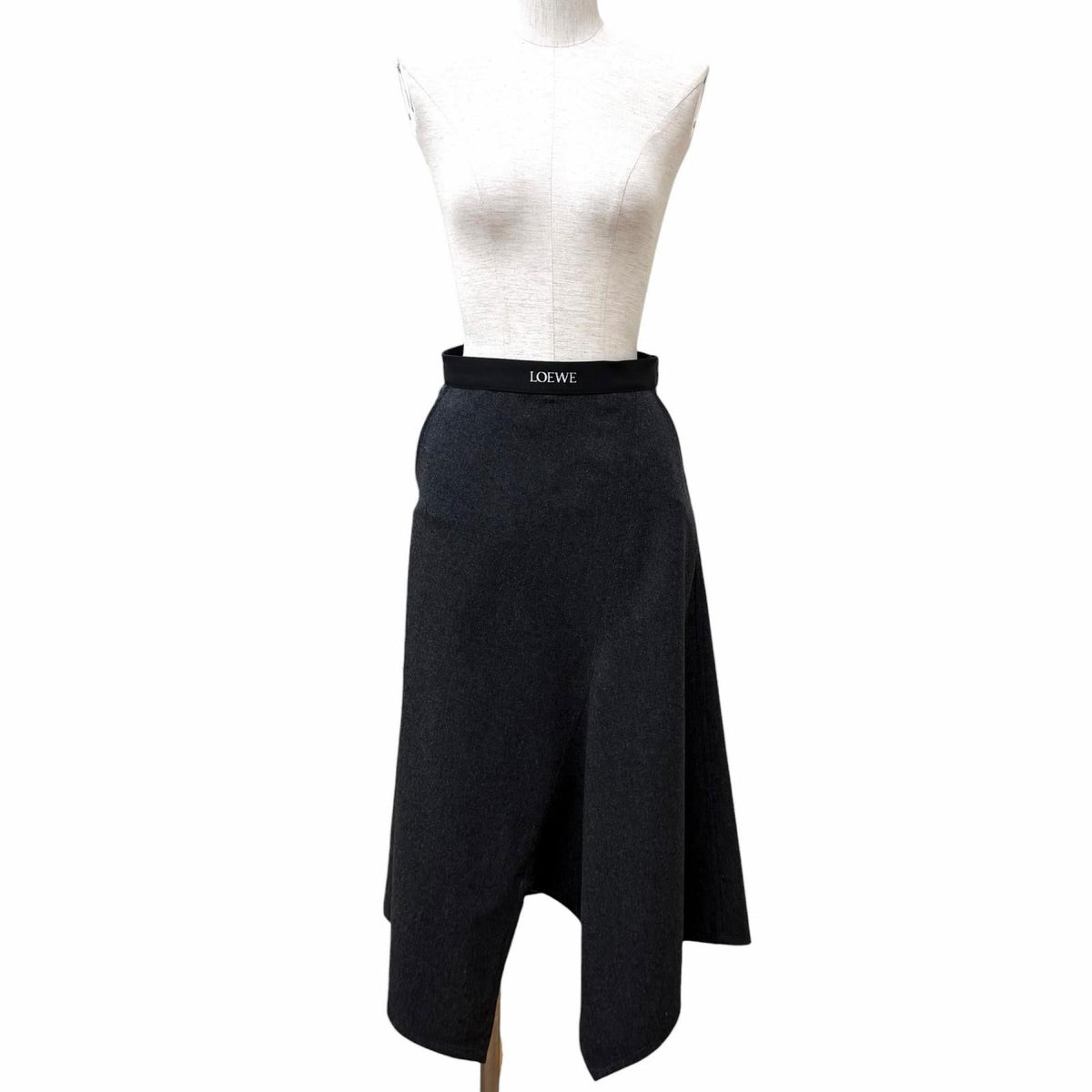 ロエベ ウールカシミヤスカート