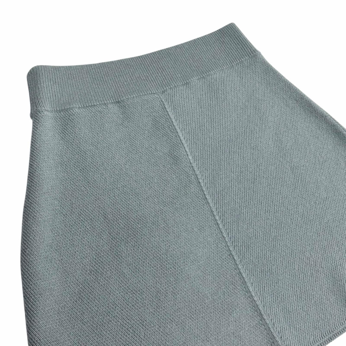 エルメス Serie Metal-trimmed trapezoid knit cashmere スカート38
