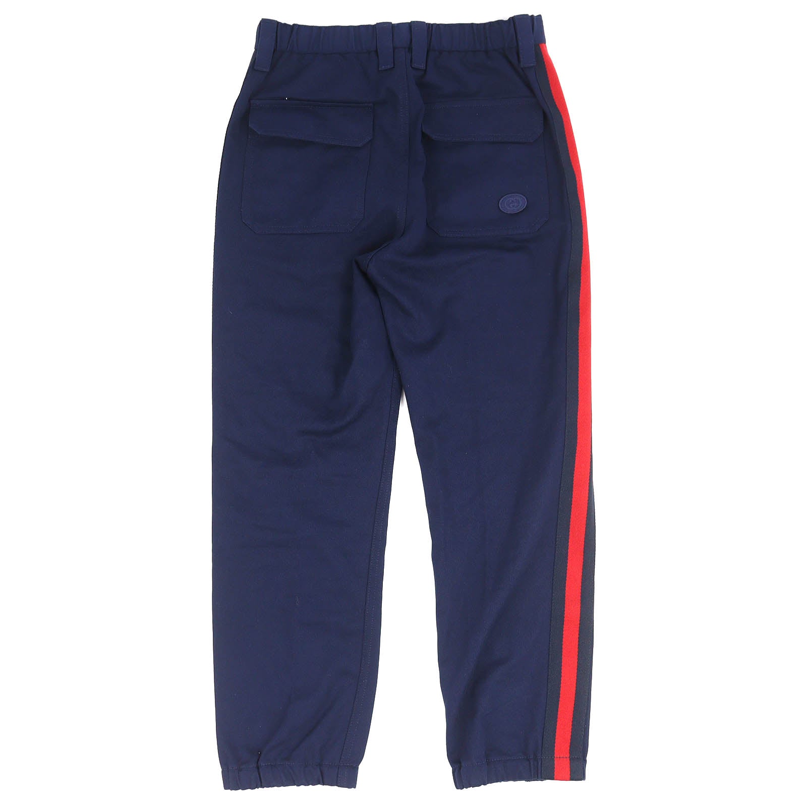 グッチ ロゴパッチ コットン トラックパンツ