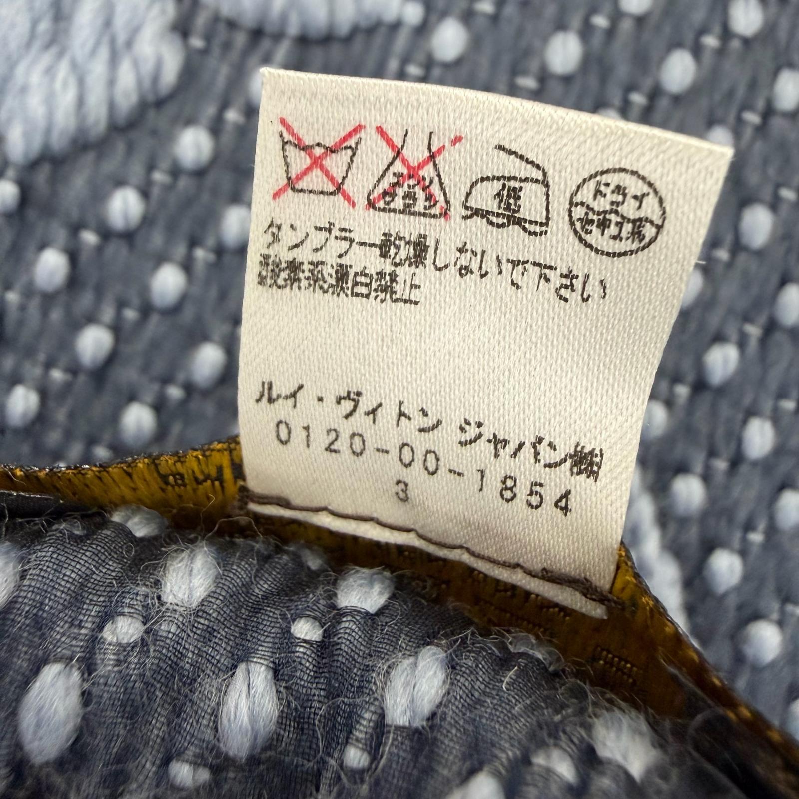 ルイヴィトン エシャルプロゴマニア ウールシルクマフラー