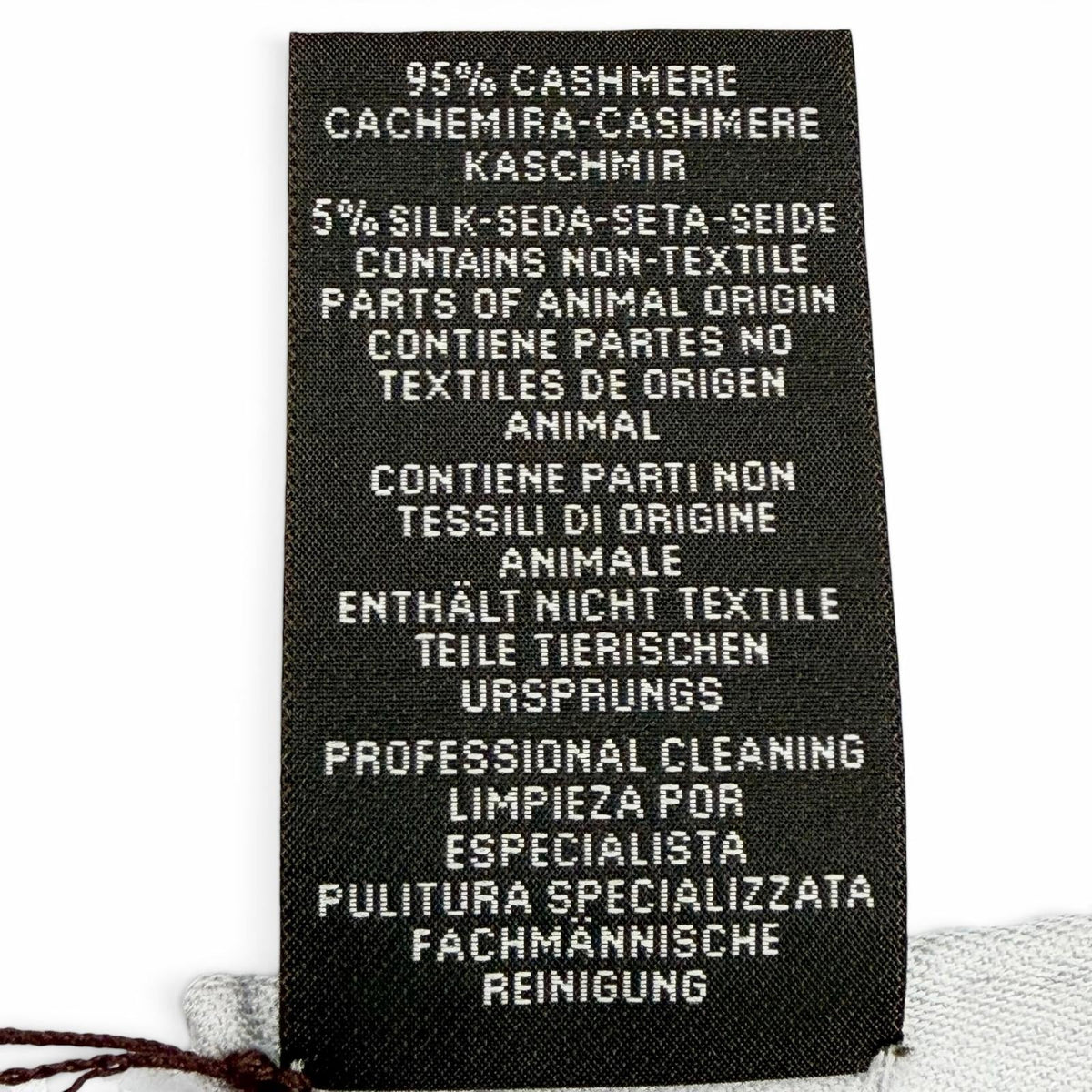 エルメス サングルロゴ カシミヤシルクスカーフ