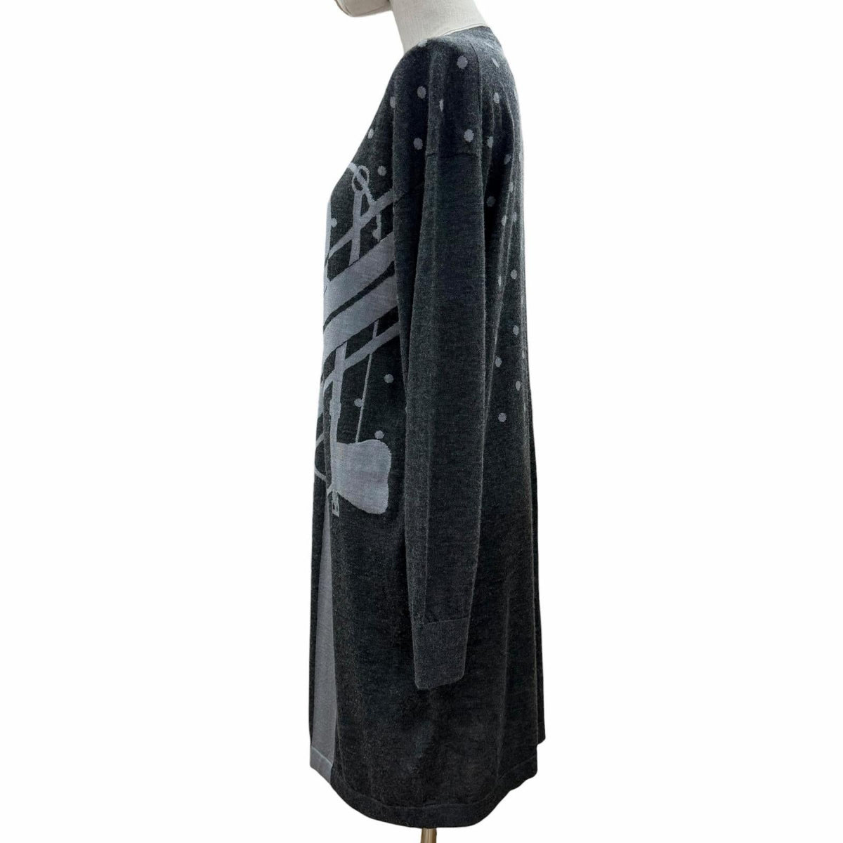 エルメス カシミヤシルクワンピース