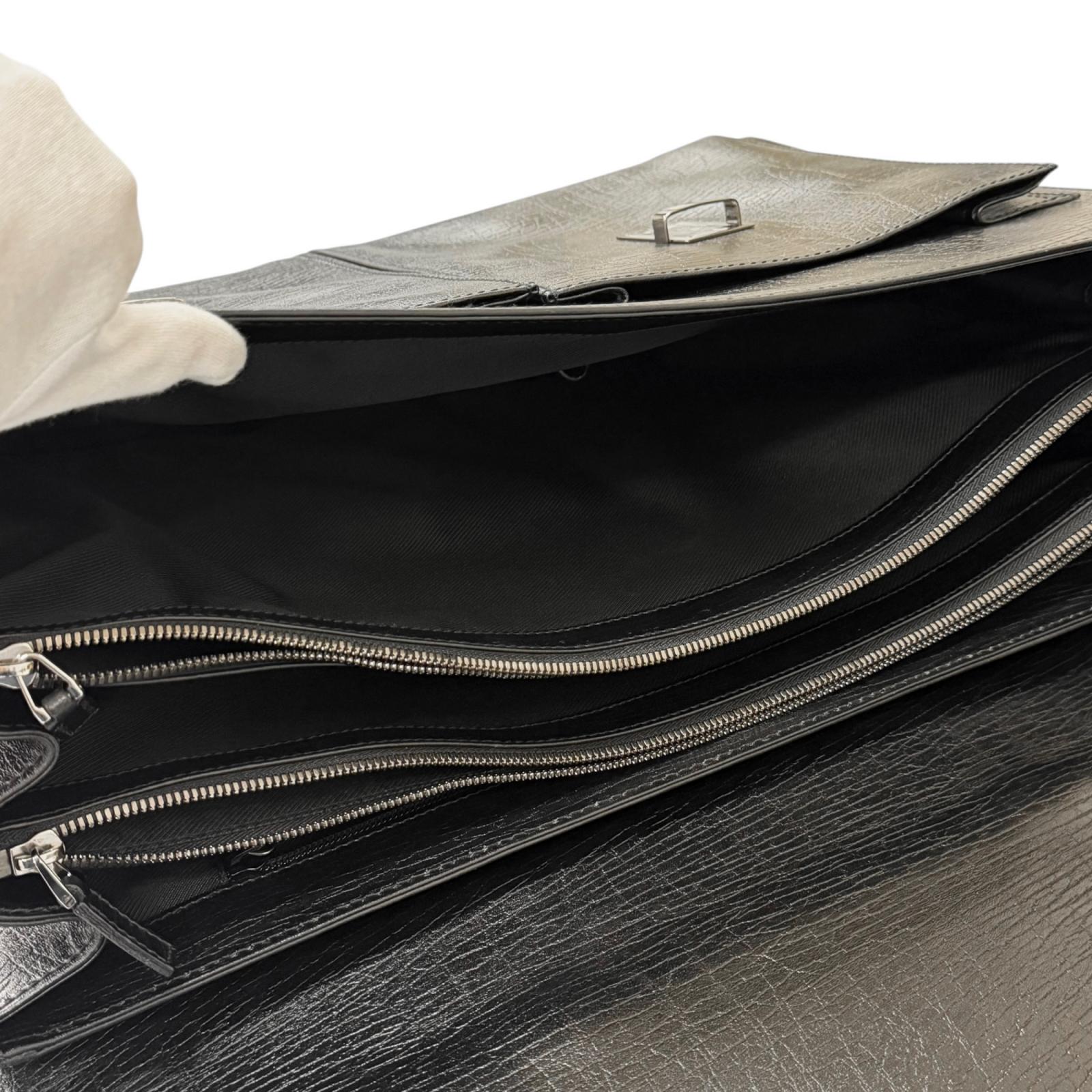 グッチ レザー ブリーフケース