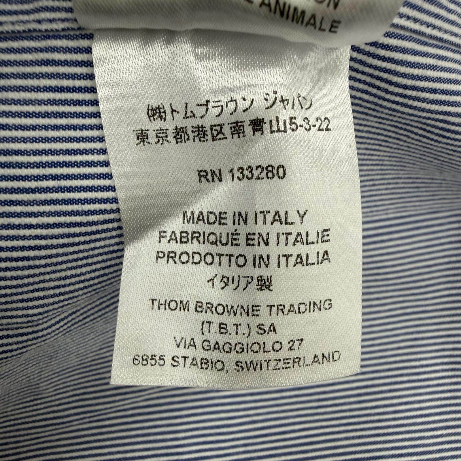 トムブラウン コットン半袖シャツ