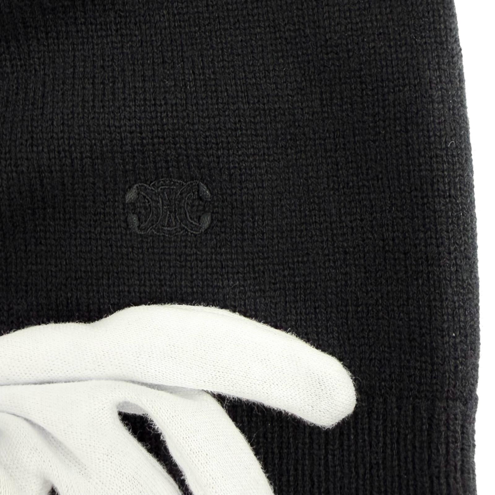 セリーヌ トリオンフ カシミヤニットノースリーブトップス