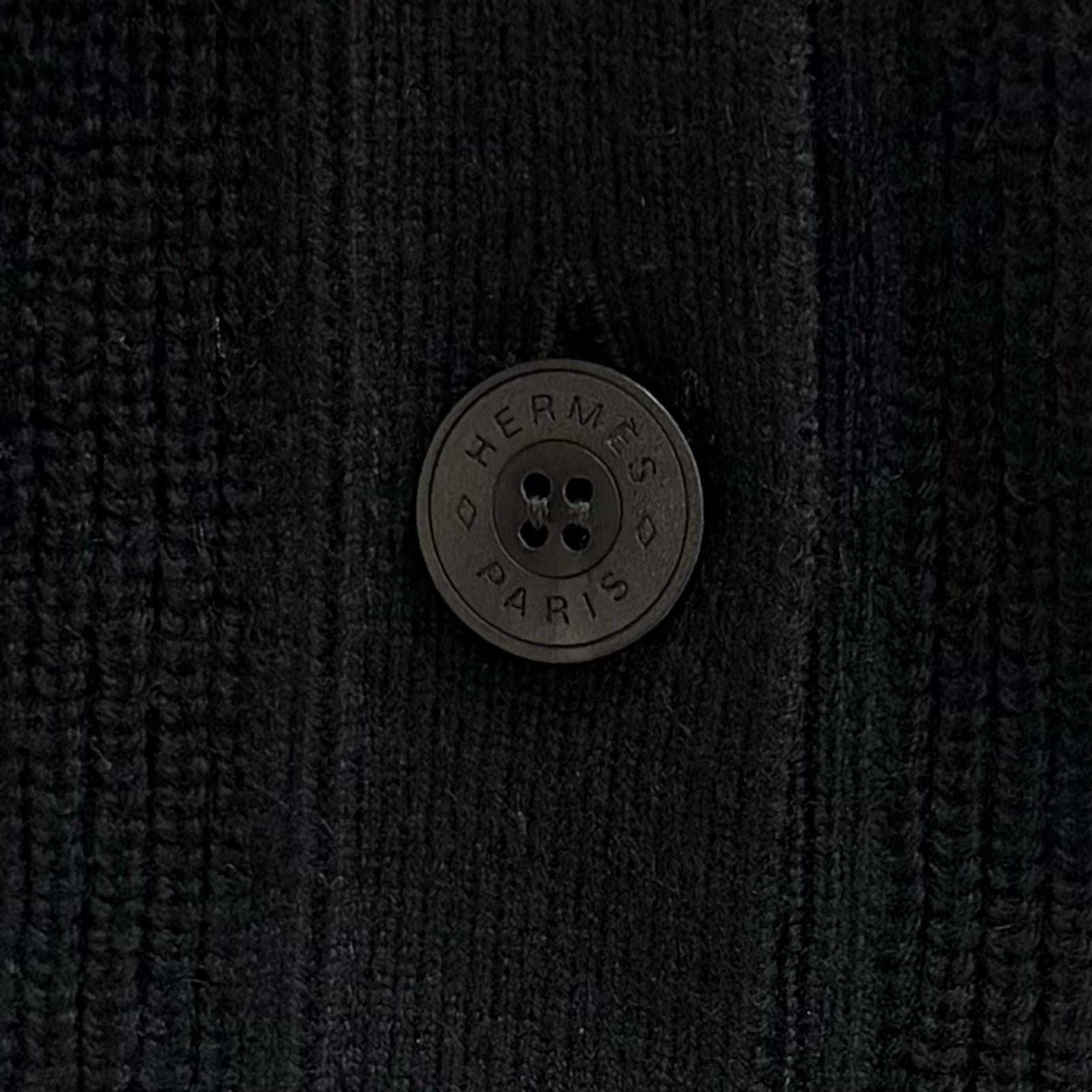 エルメス Vネック カシミヤニット