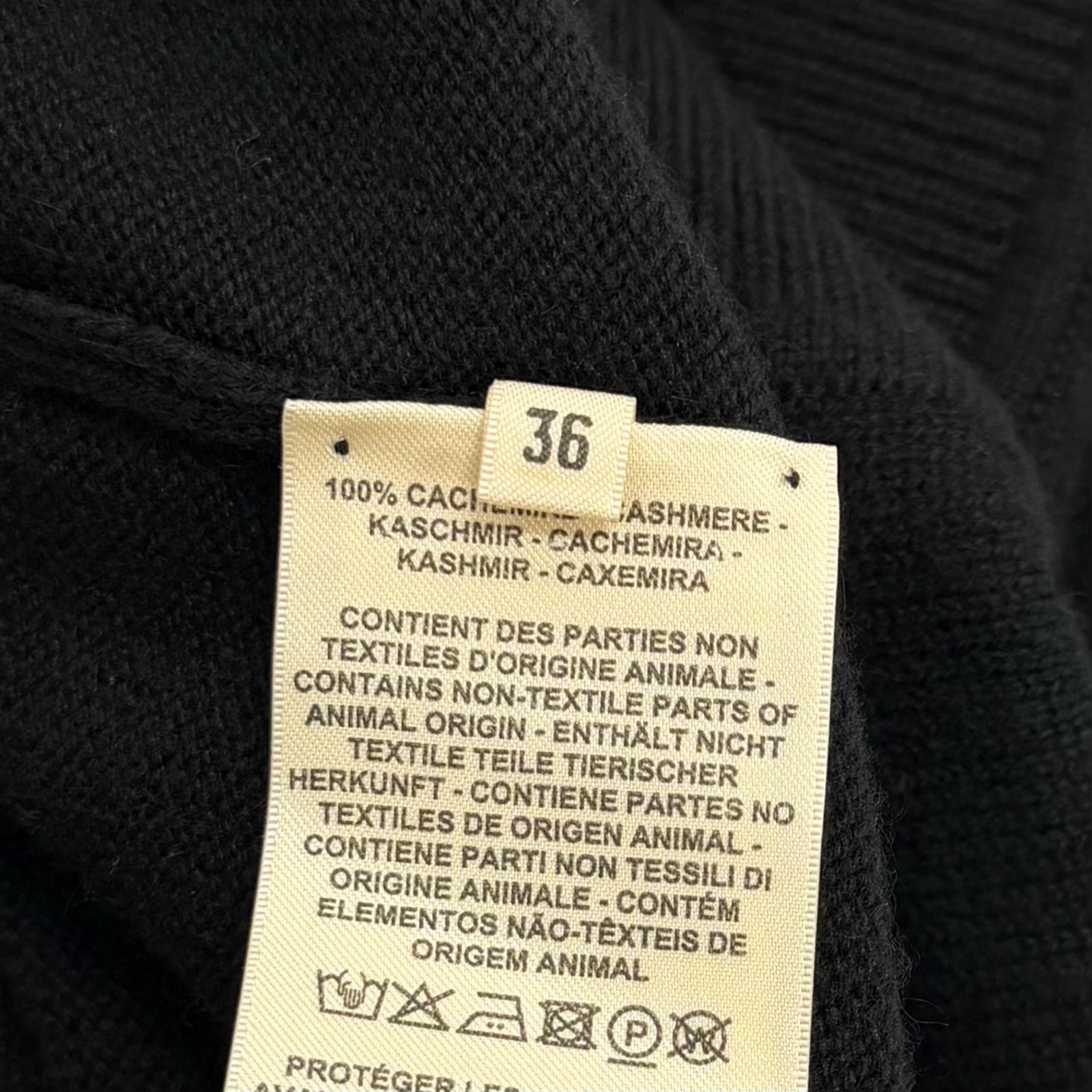 エルメス Vネック カシミヤニット