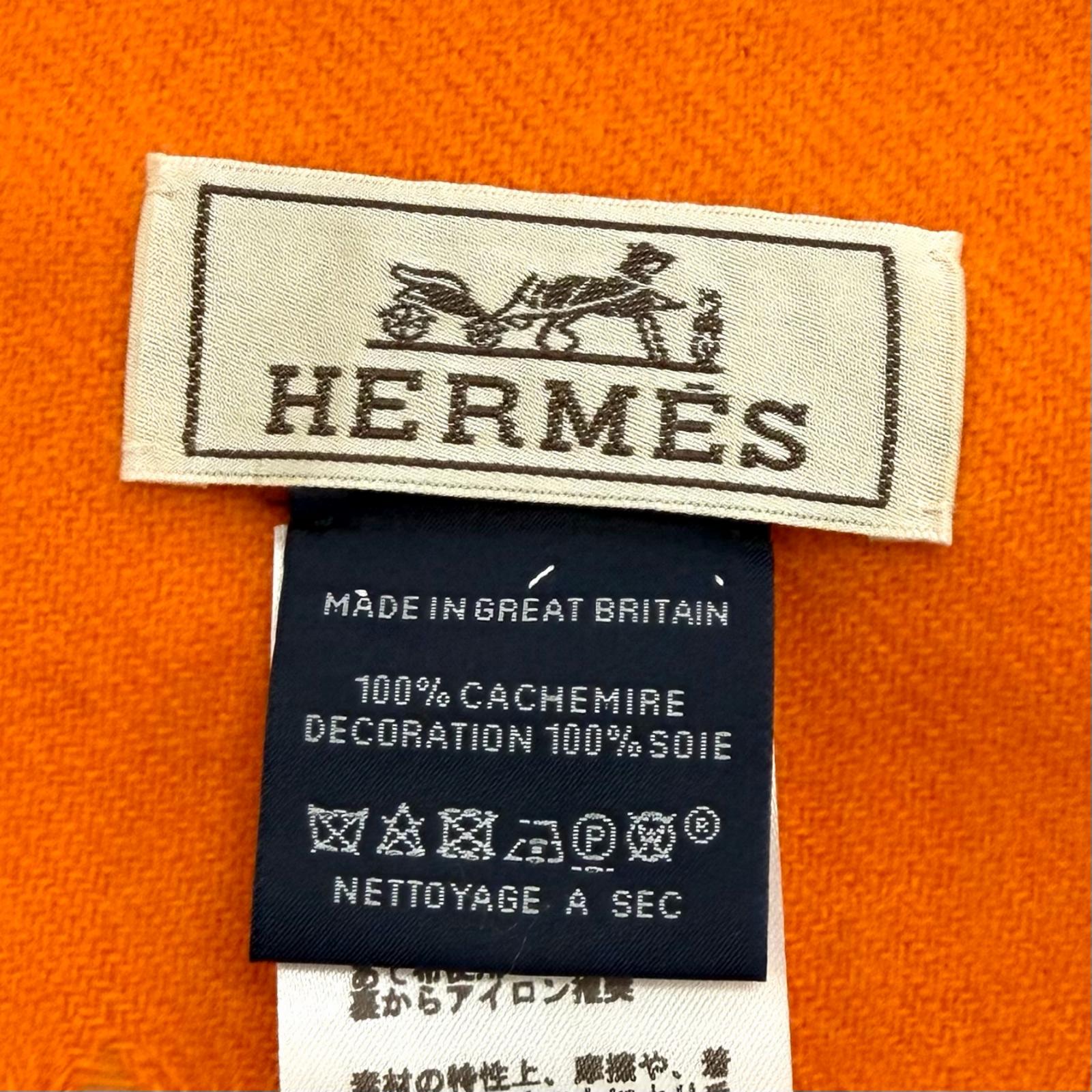 エルメス カシミヤシルクマフラー