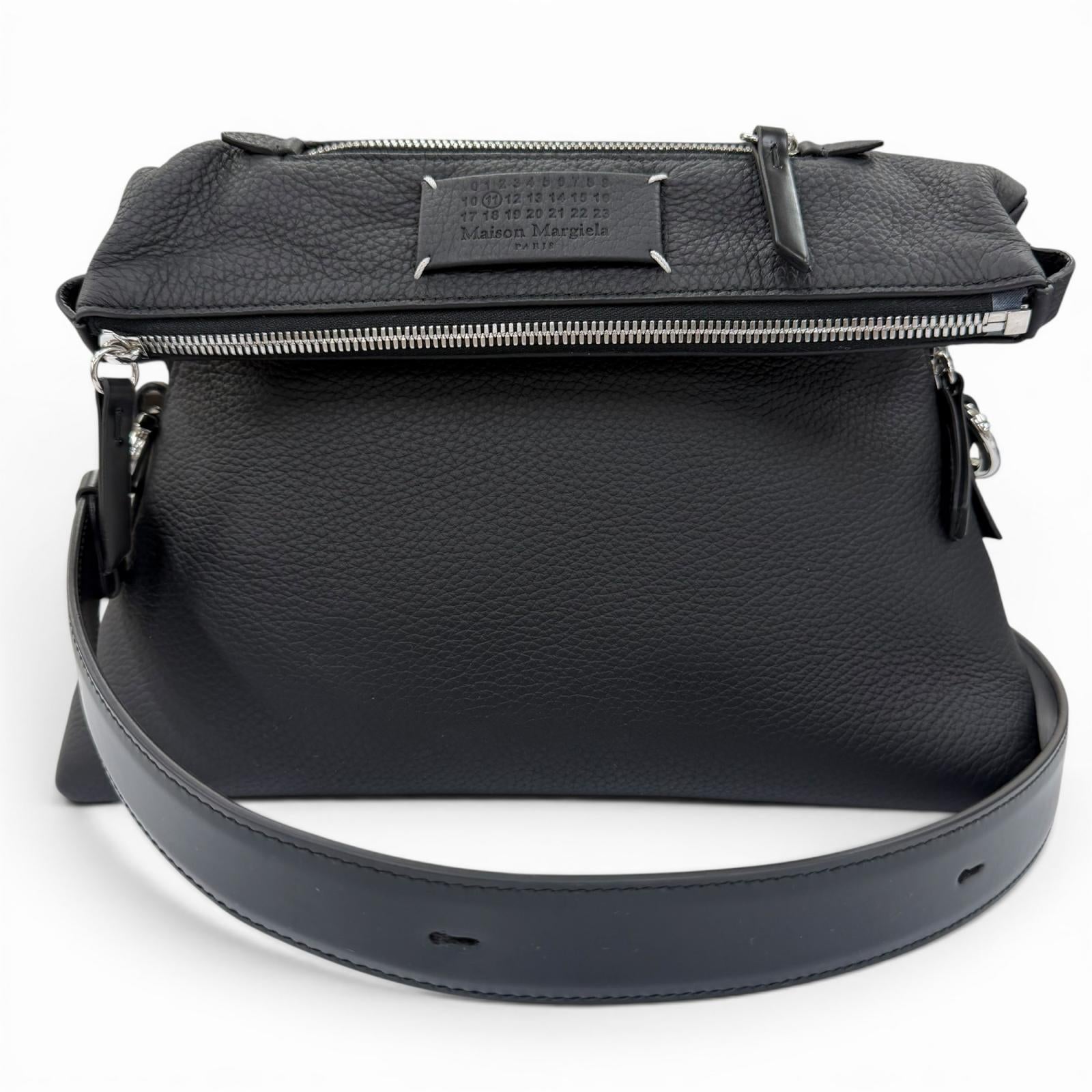メゾンマルジェラ11 5AC City カーフレザーショルダーバッグ