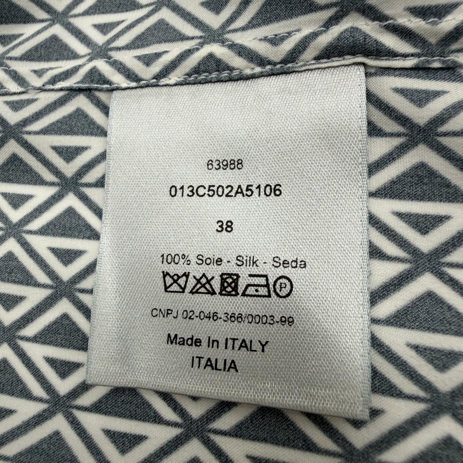 ディオール シルク長袖シャツ
