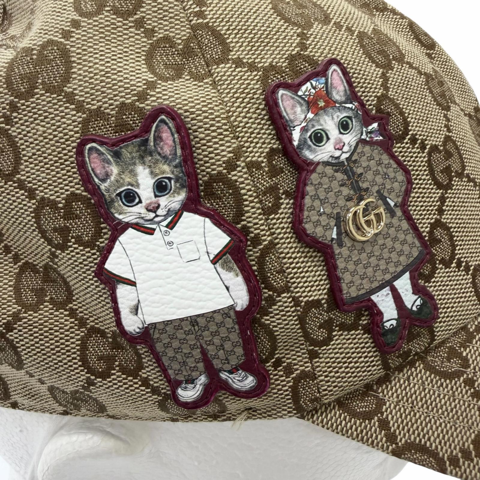 グッチ ヒグチユウコ ボー&ボリス GGキャンバス キャップ 限定