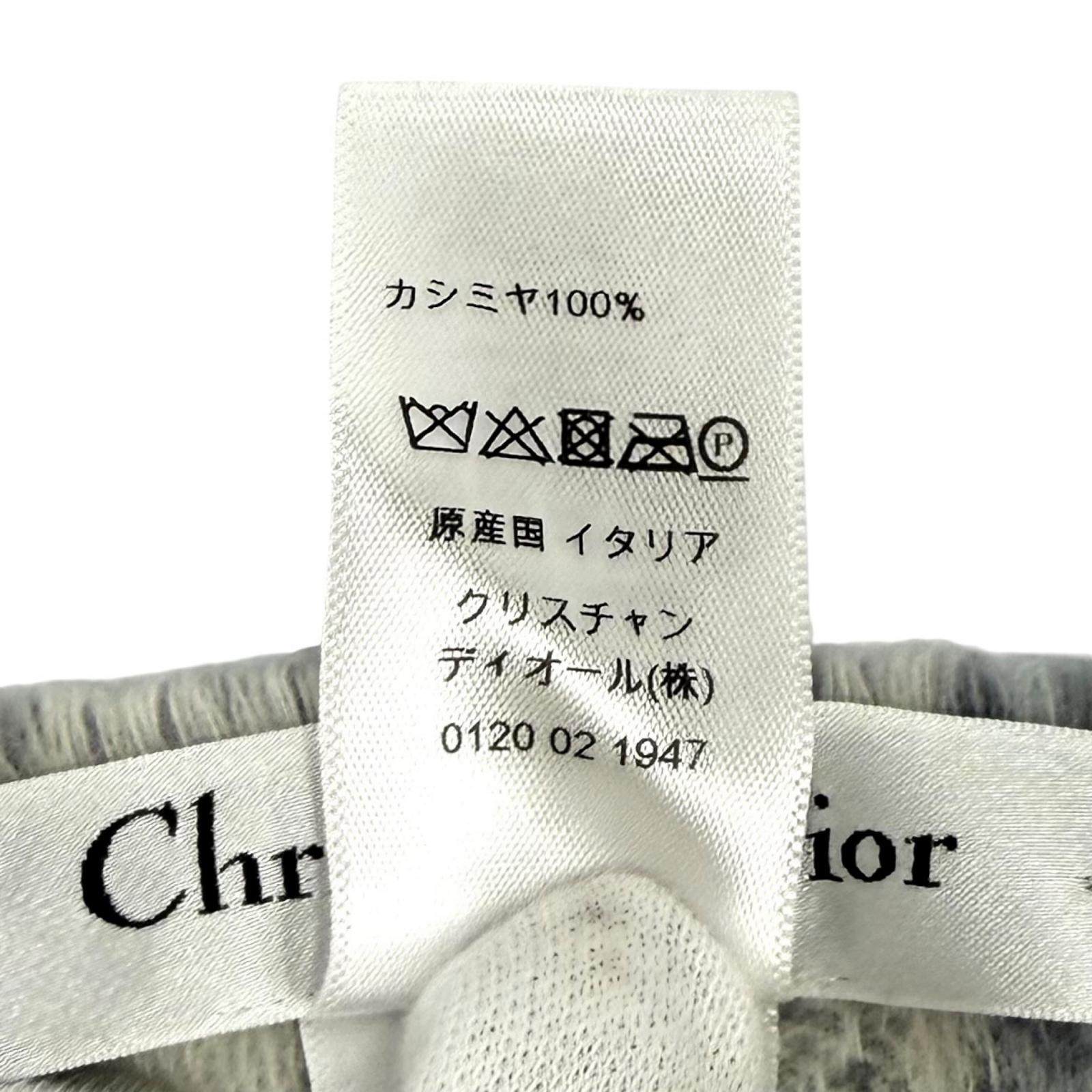 クリスチャンディオール ディオールオブリーク カシミヤマフラー