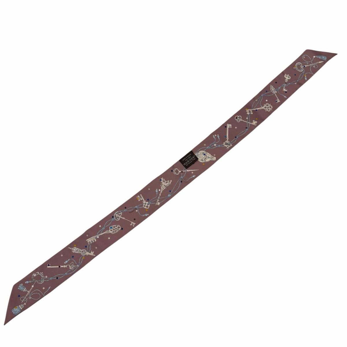 エルメス Les Cles a Pois シルクスカーフ