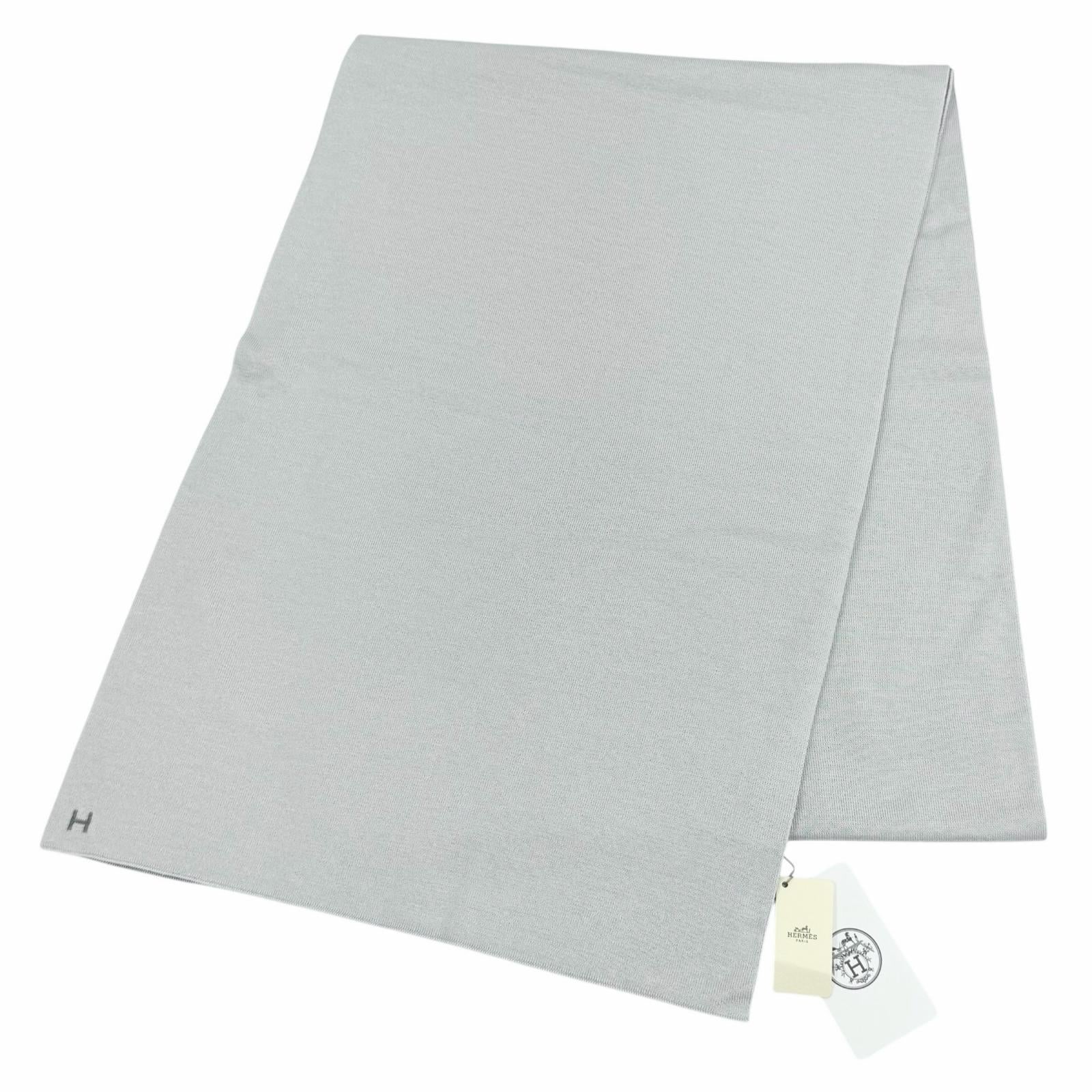 エルメス アレルトゥールH カシミア シルク スカーフ