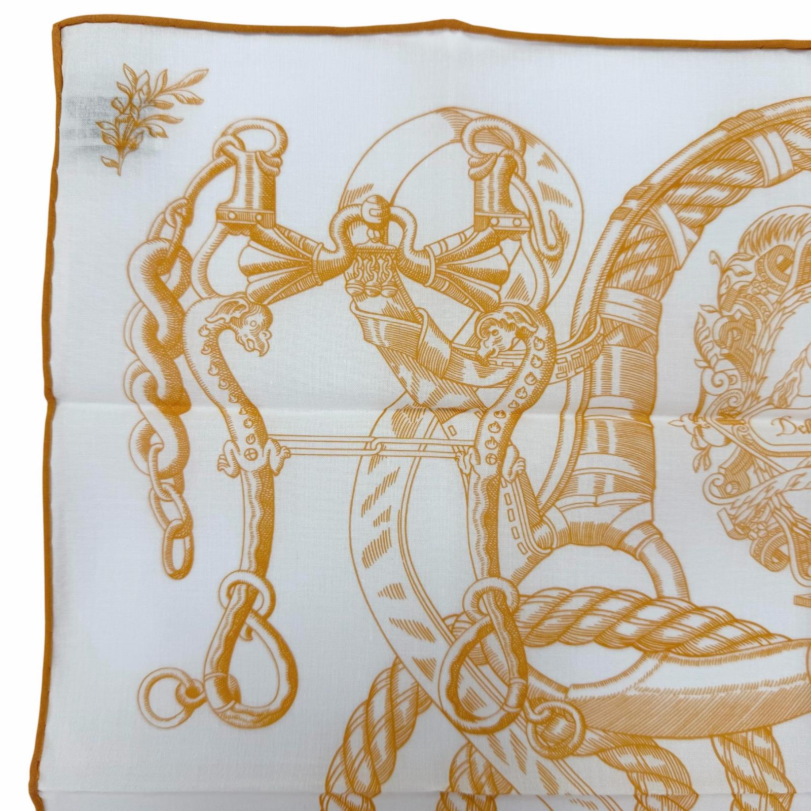エルメス Della Cavalleria コットンスカーフ