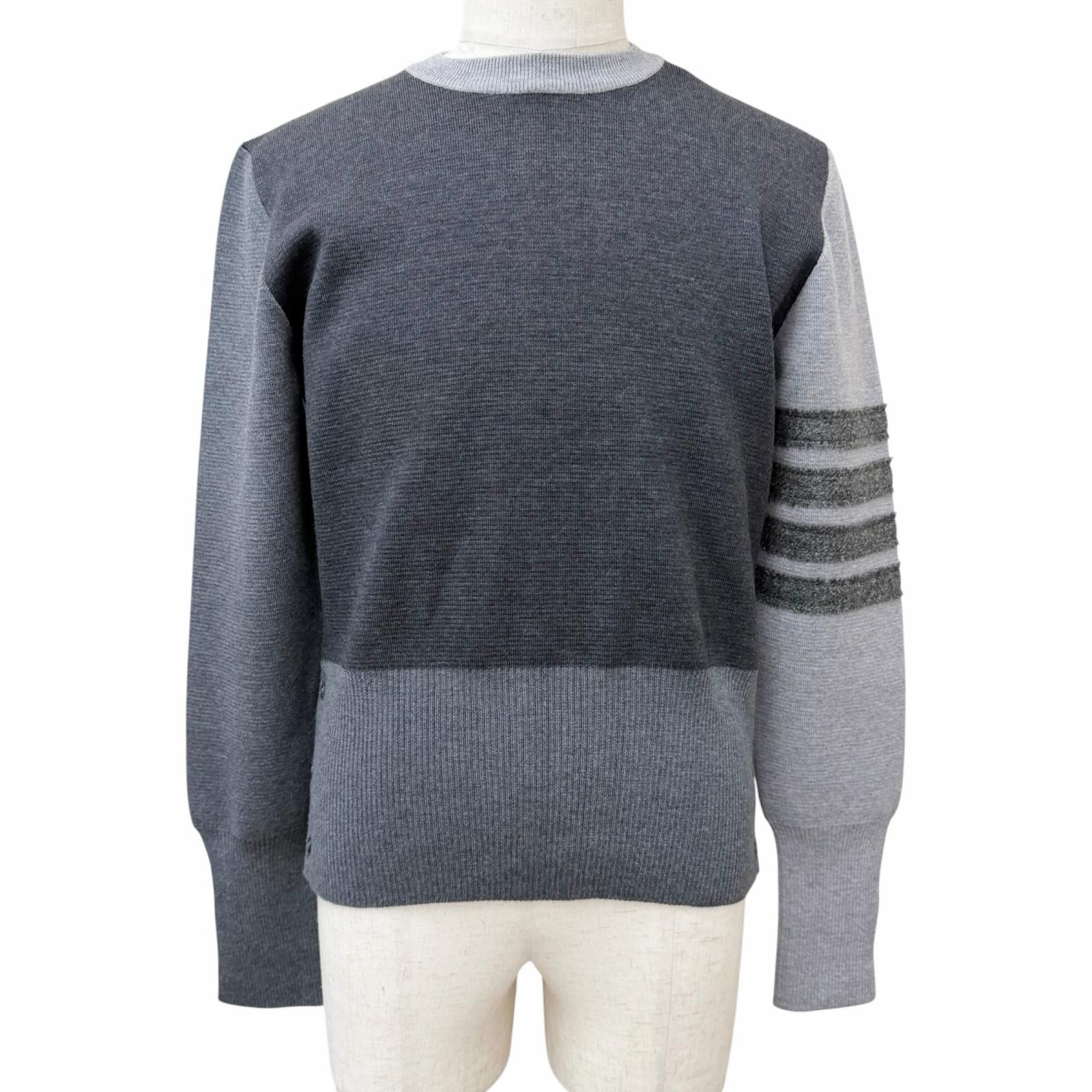 トムブラウン Milano Stitch Cotton Crepe ニット
