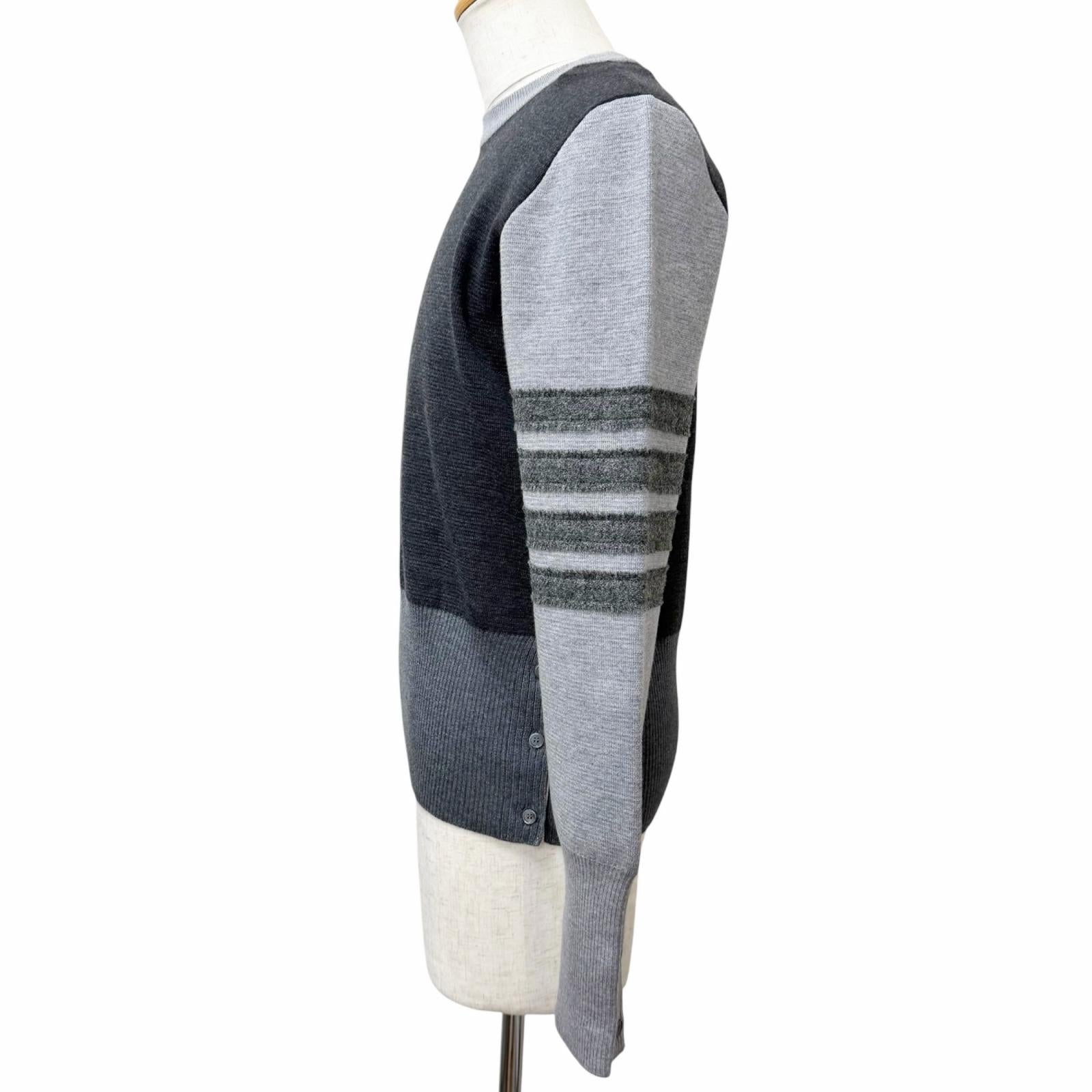 トムブラウン Milano Stitch Cotton Crepe ニット