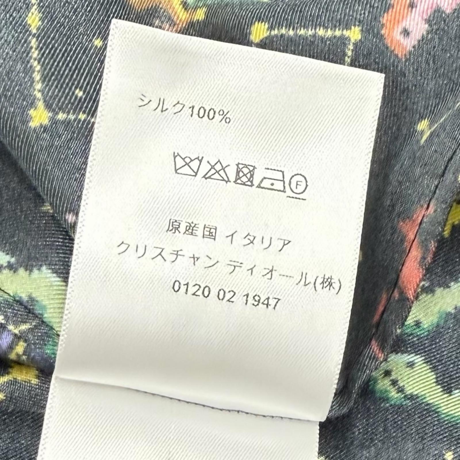 クリスチャンディオール シルクシャツ