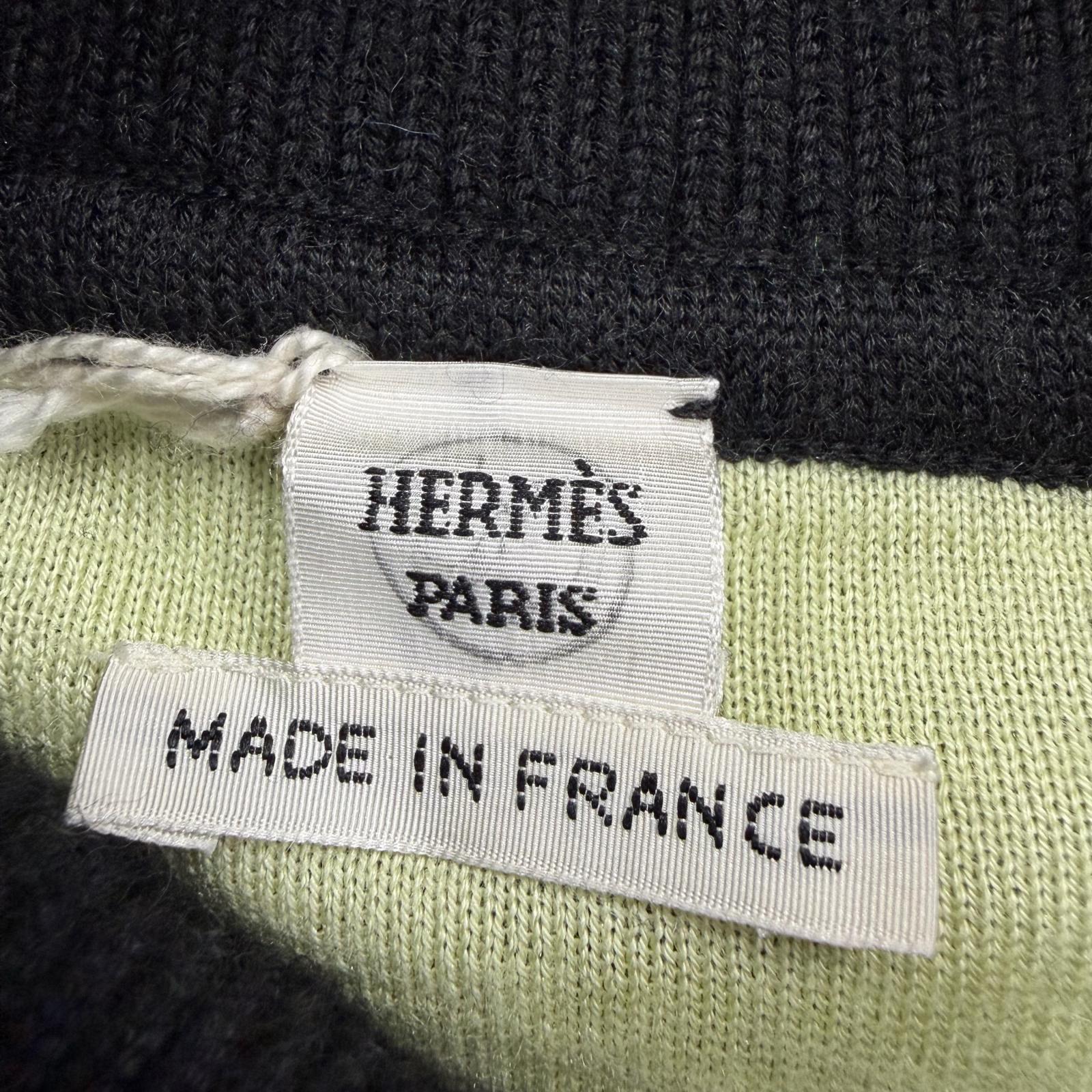 エルメス ツイルレーヌ シルクニットトップス