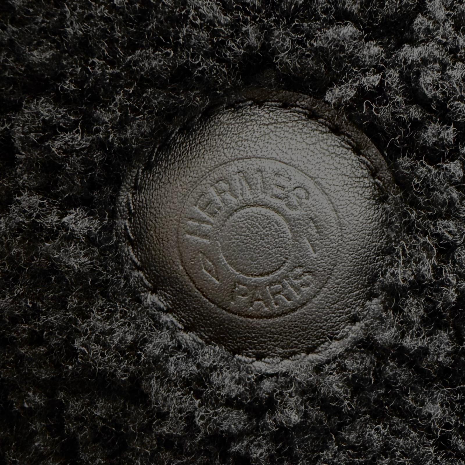 エルメス Fauve Crude Cell Patch Merino Mouton レザーハット57