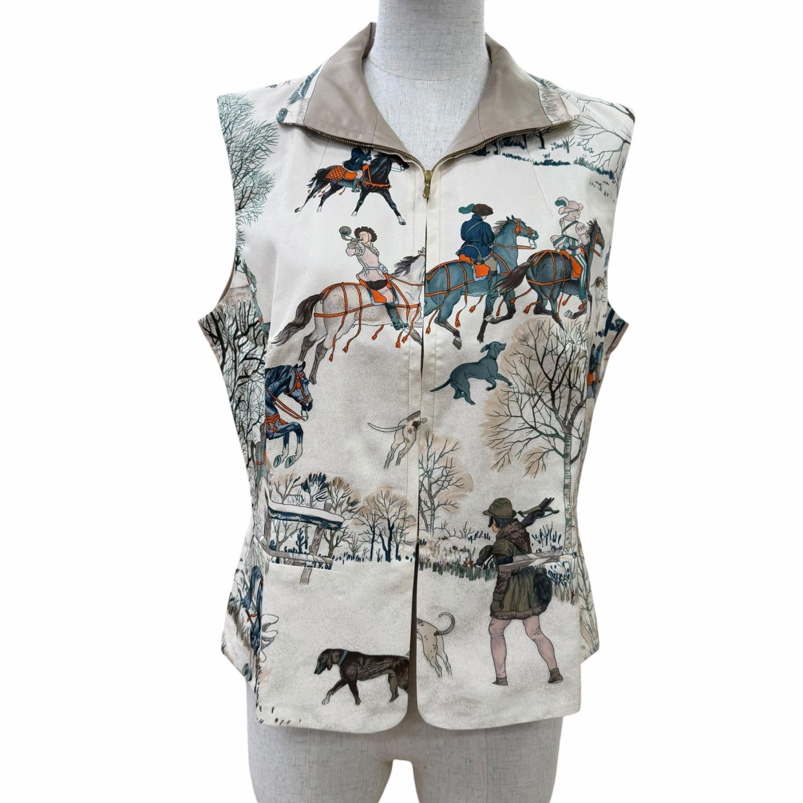 エルメス シルクジャケット