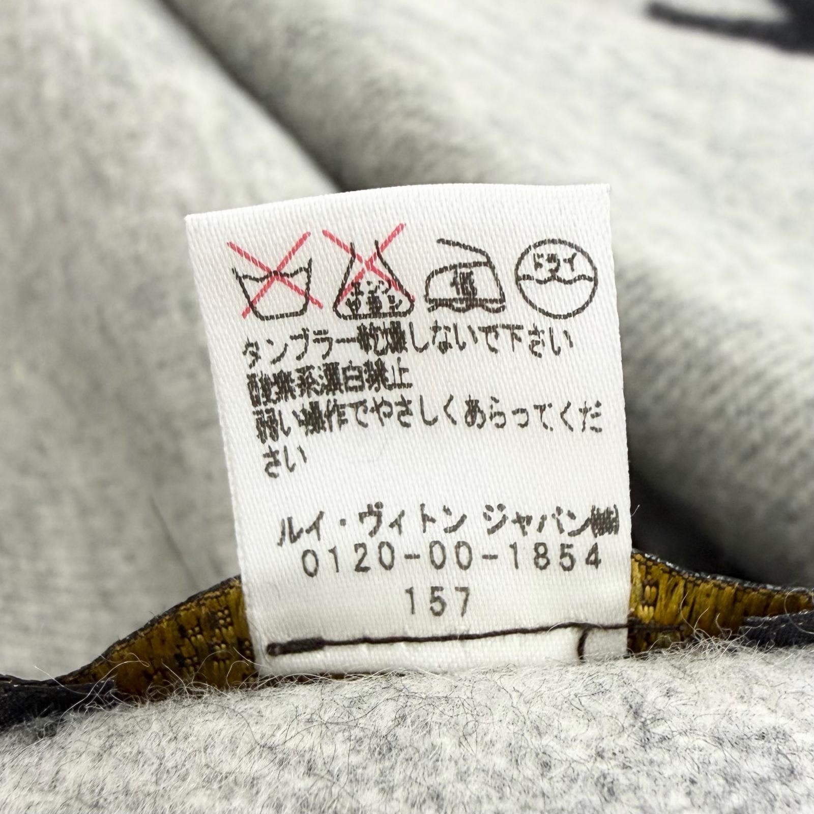 ルイヴィトン レイキャビック モノグラム カシミヤマフラー