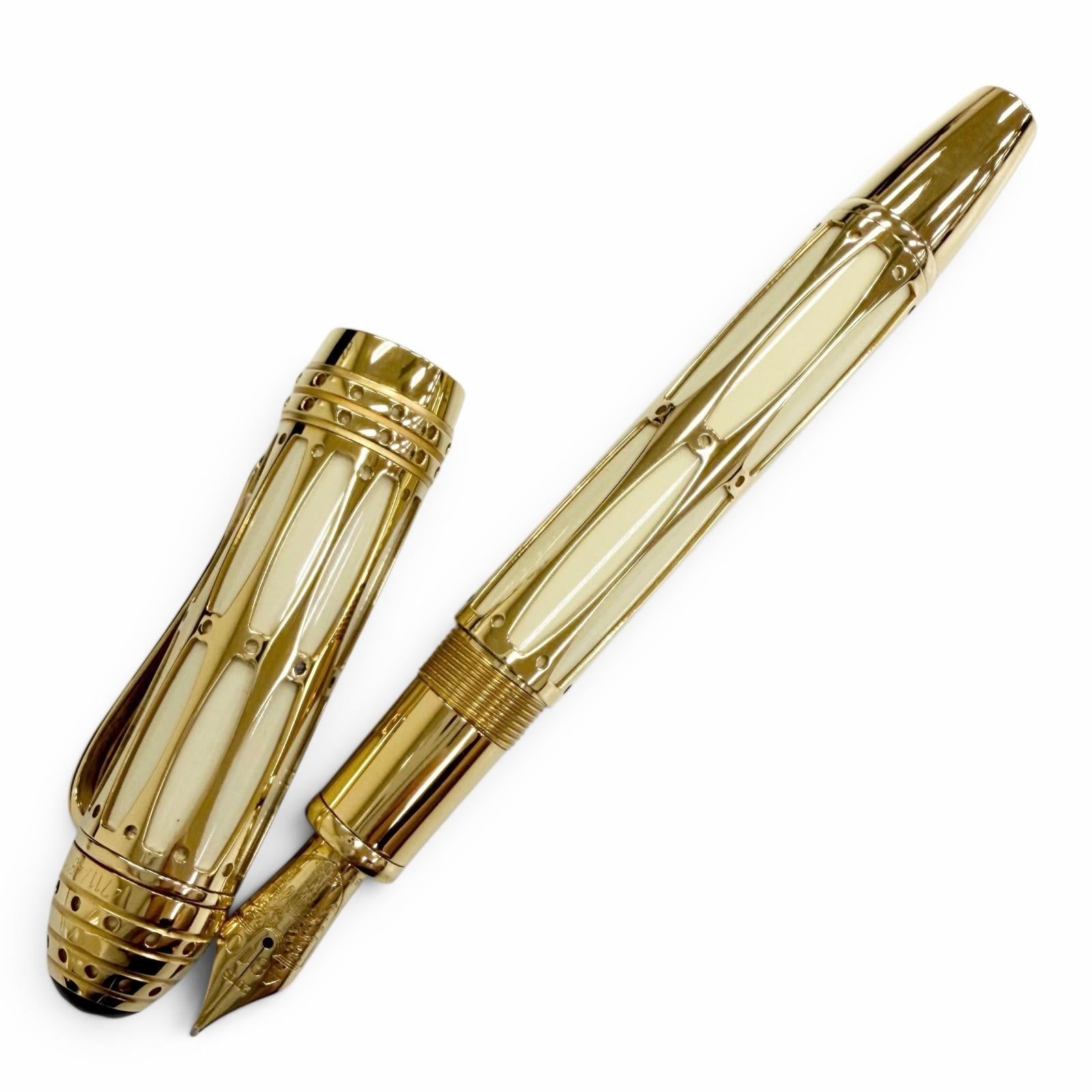 モンブラン パトロンシリーズ ジュリアスII Au750 万年筆 限定