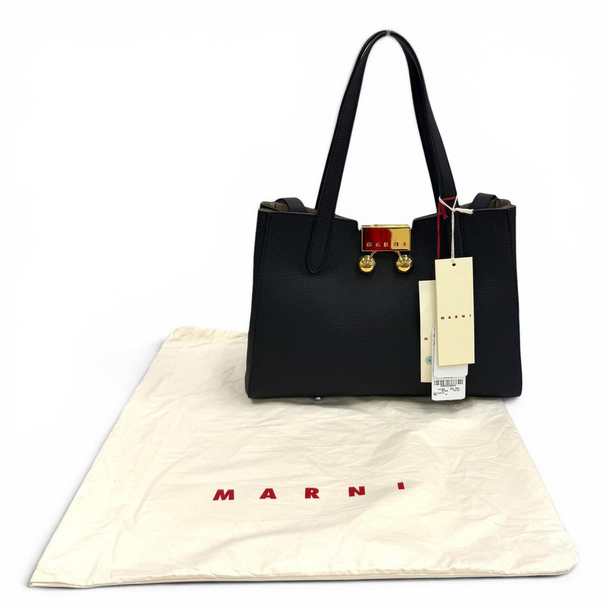 マルニ Trancaro レザートートバッグ