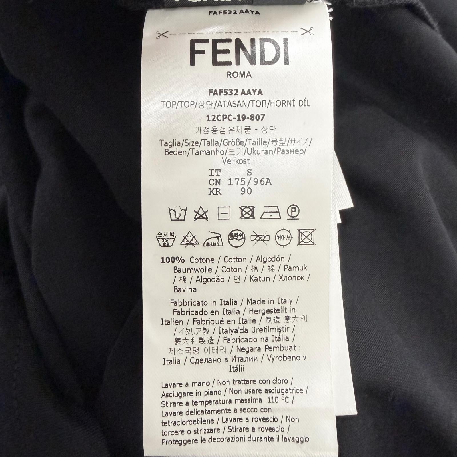 フェンディ コットンTシャツ