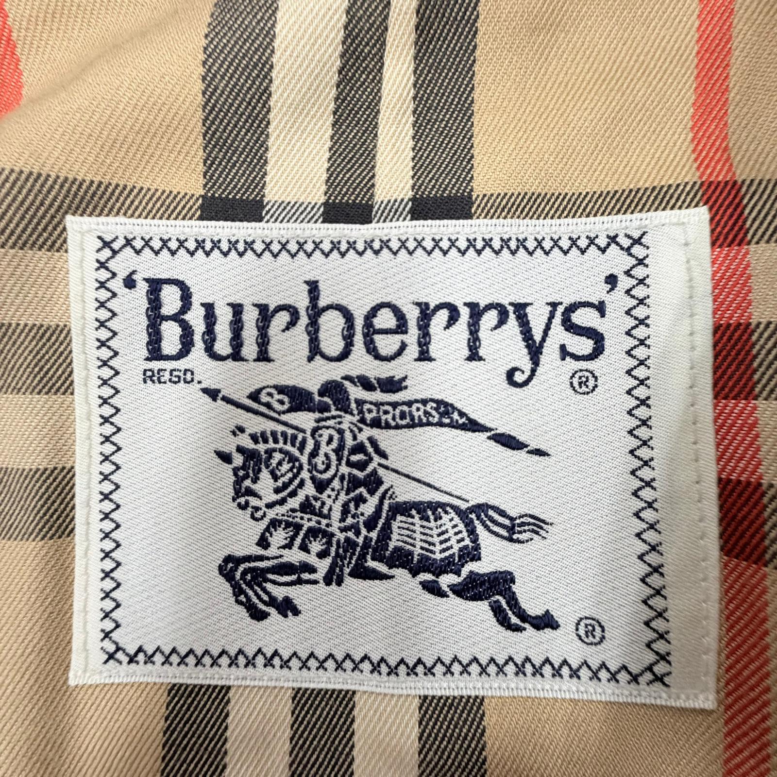 バーバリーズ ポリエステル コットン トレンチコート