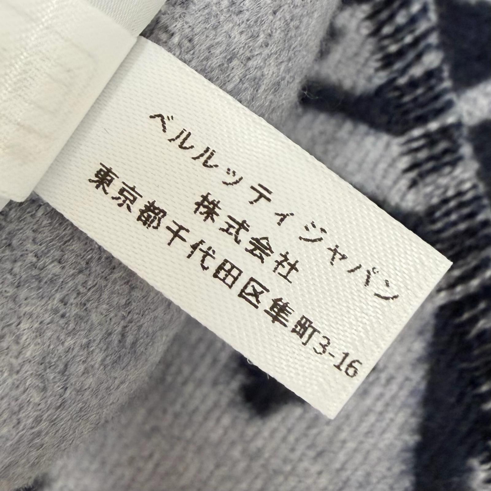 ベルルッティ カリグラフィースクリット ウールマフラー