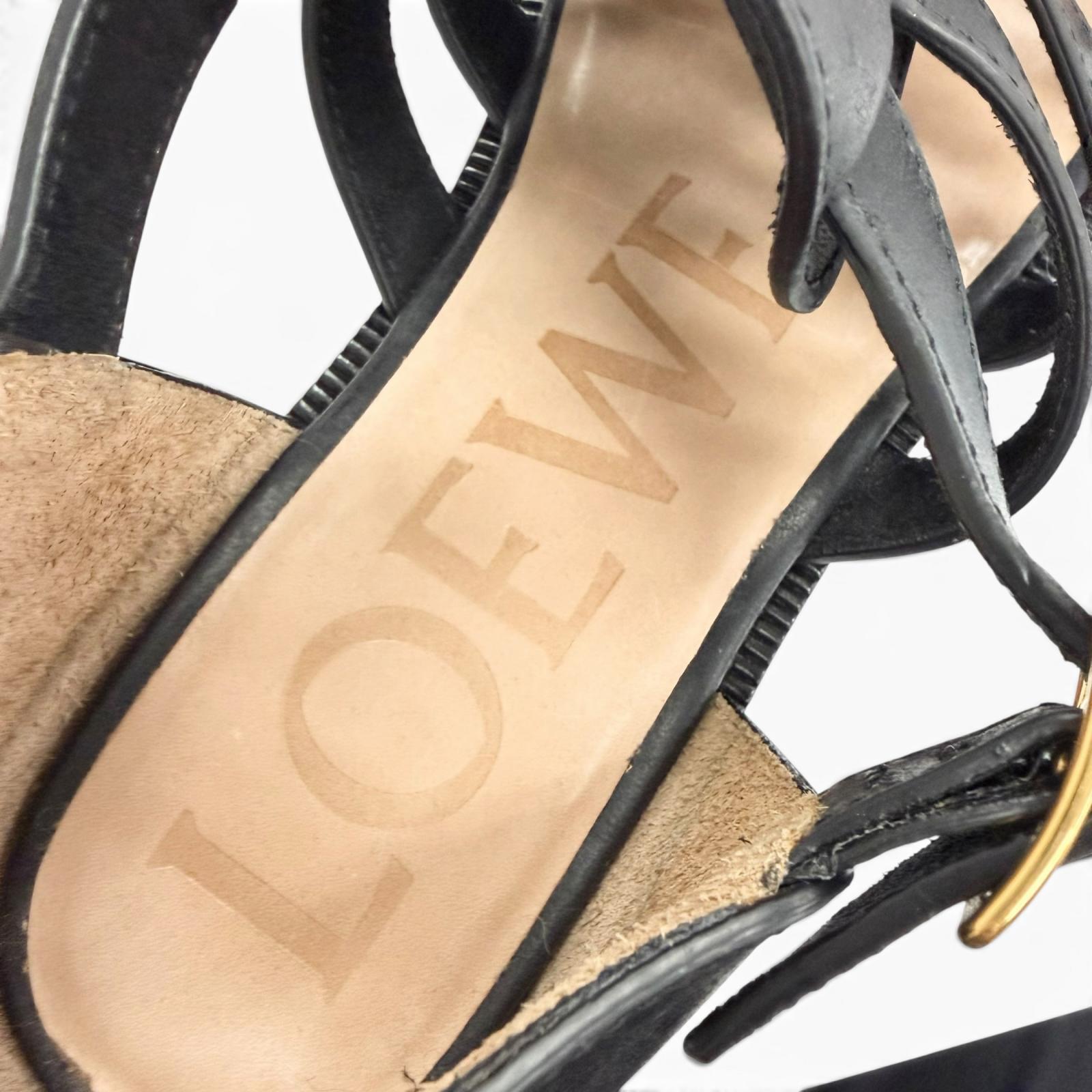 ロエベ CAMPO SANDAL レザーサンダル