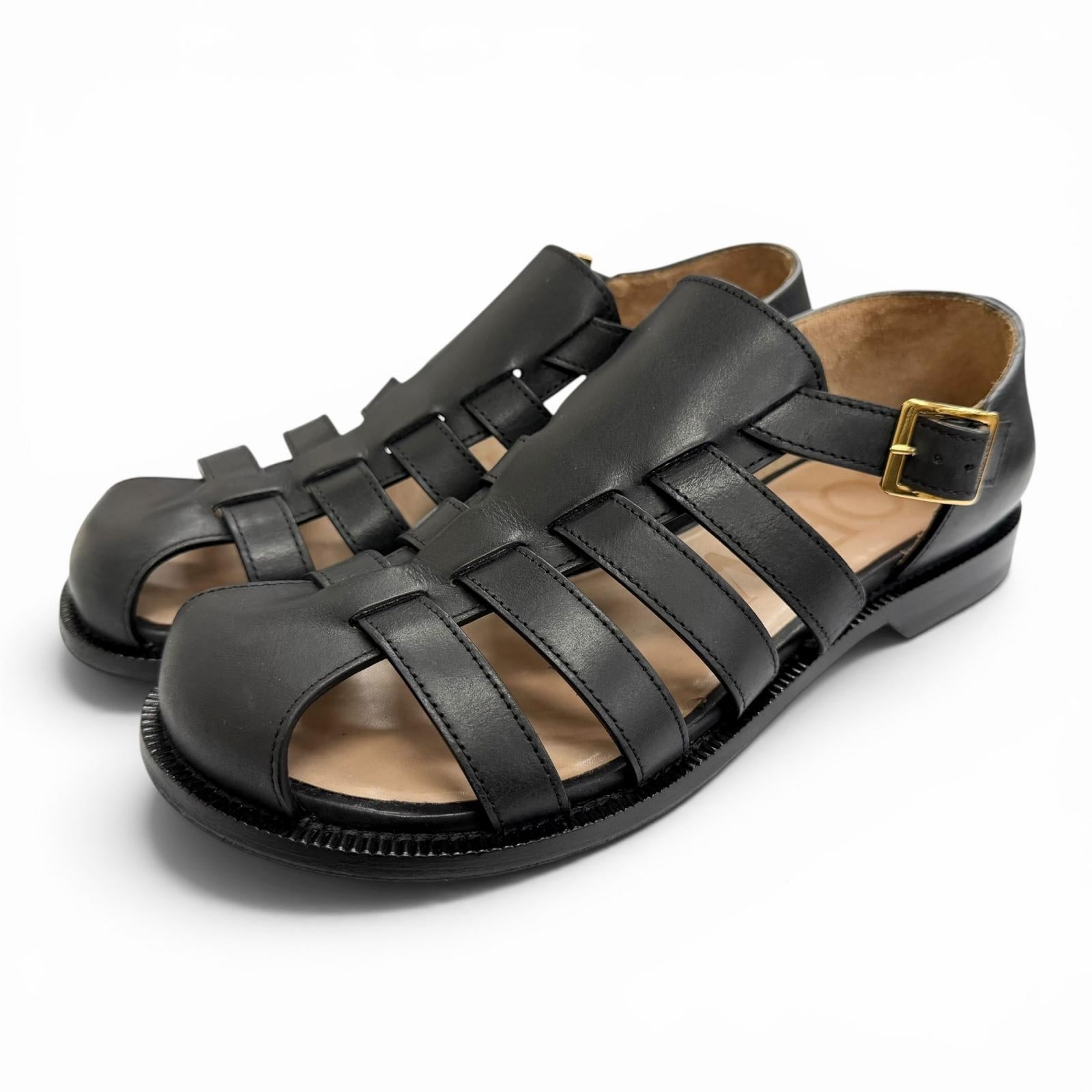 ロエベ CAMPO SANDAL レザーサンダル