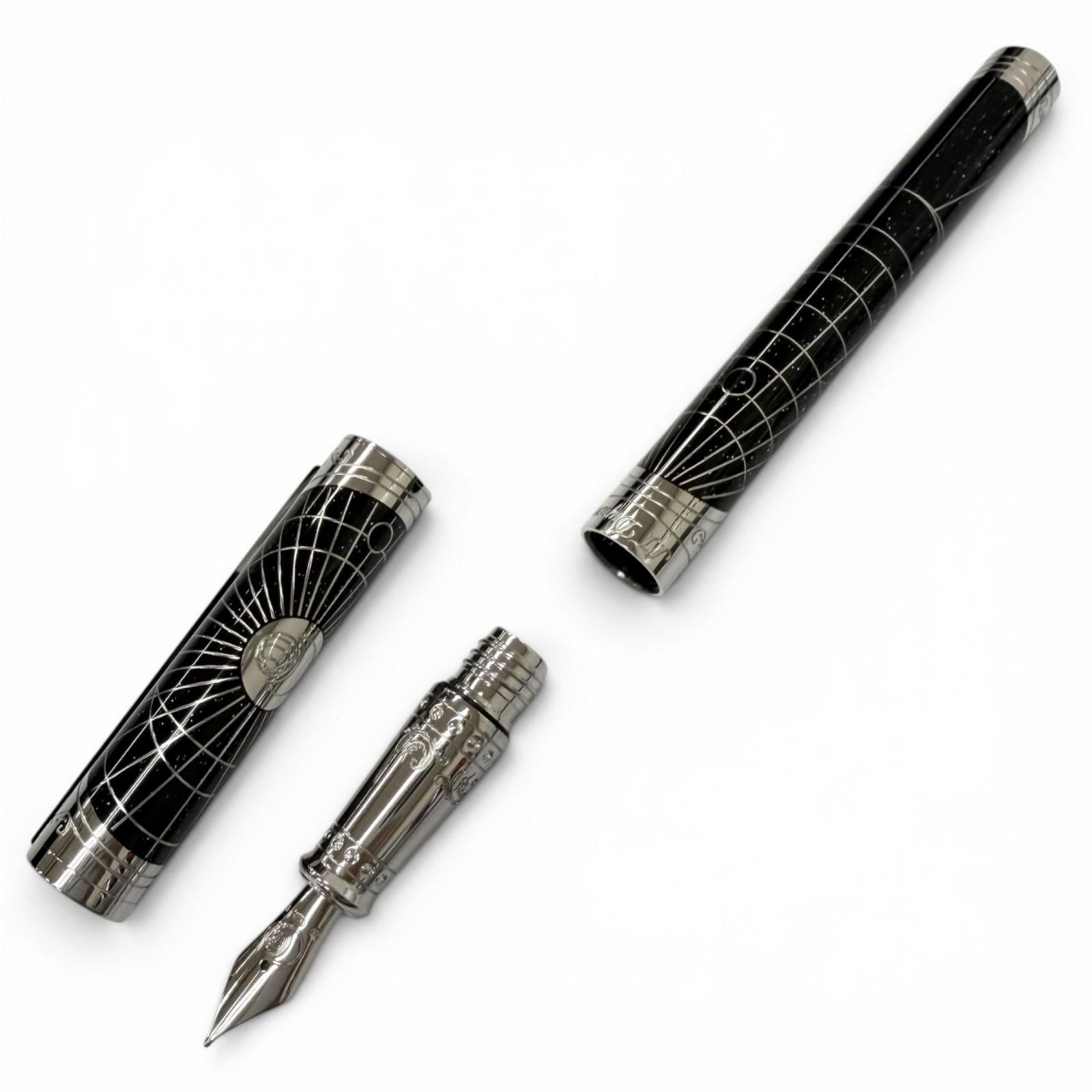 エステーデュポン Shoot the Moon Premium A Trip to the Moon Au750 万年筆