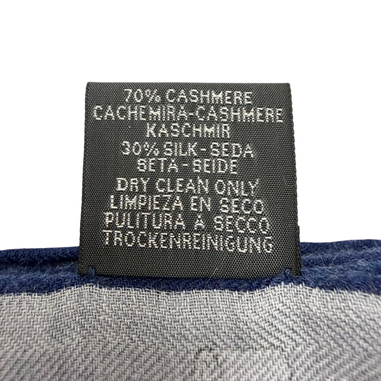 エルメス ストール レクタングル レトルト エキュストル カシミヤシルクスカーフ