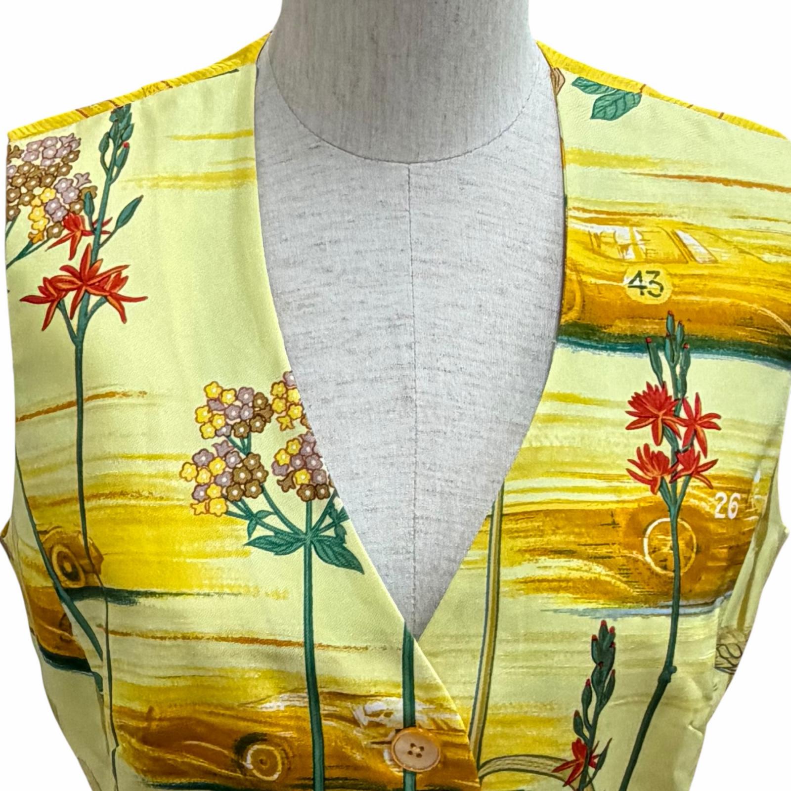 エルメス Best Flower Car シルクトップス