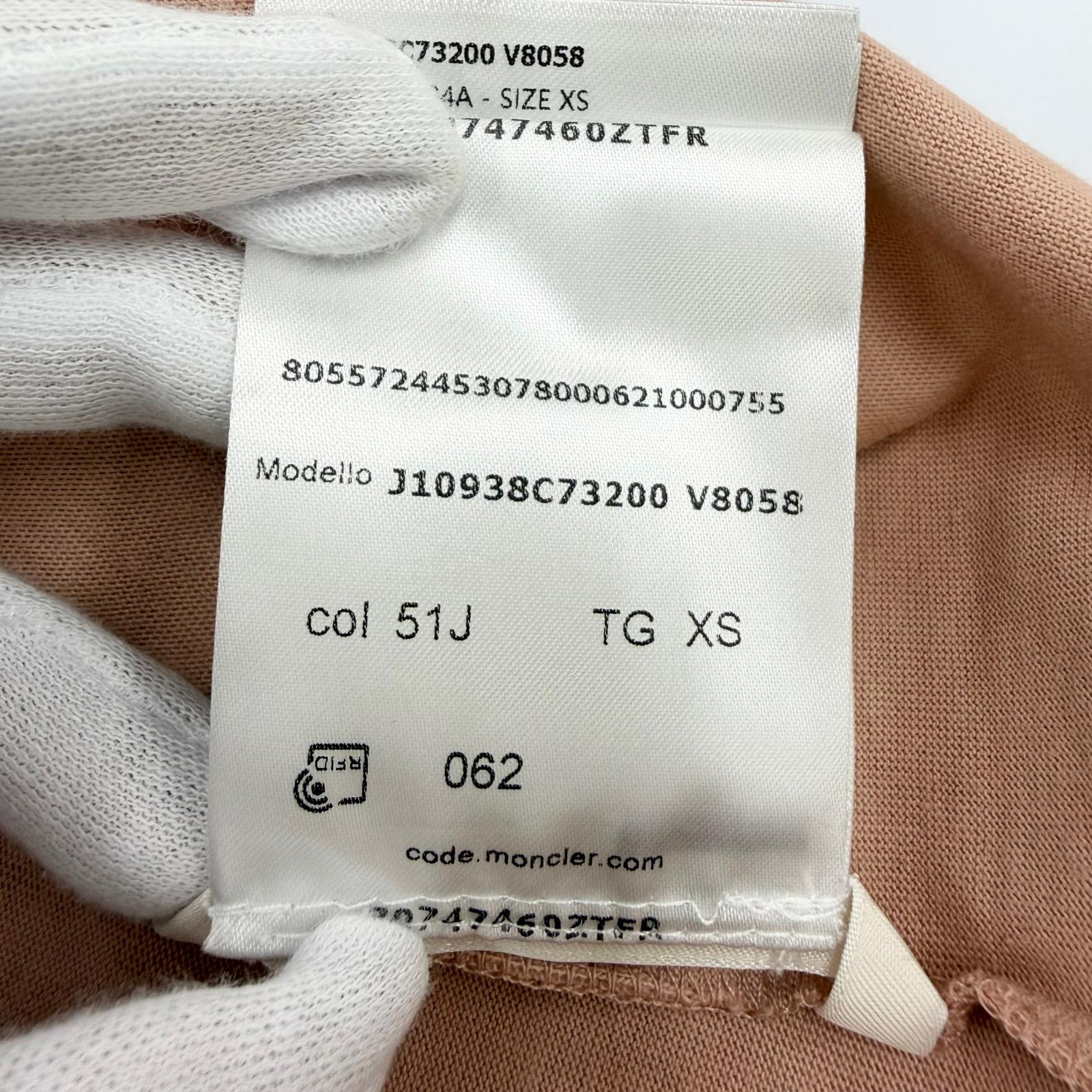 モンクレール コットン半袖Tシャツ