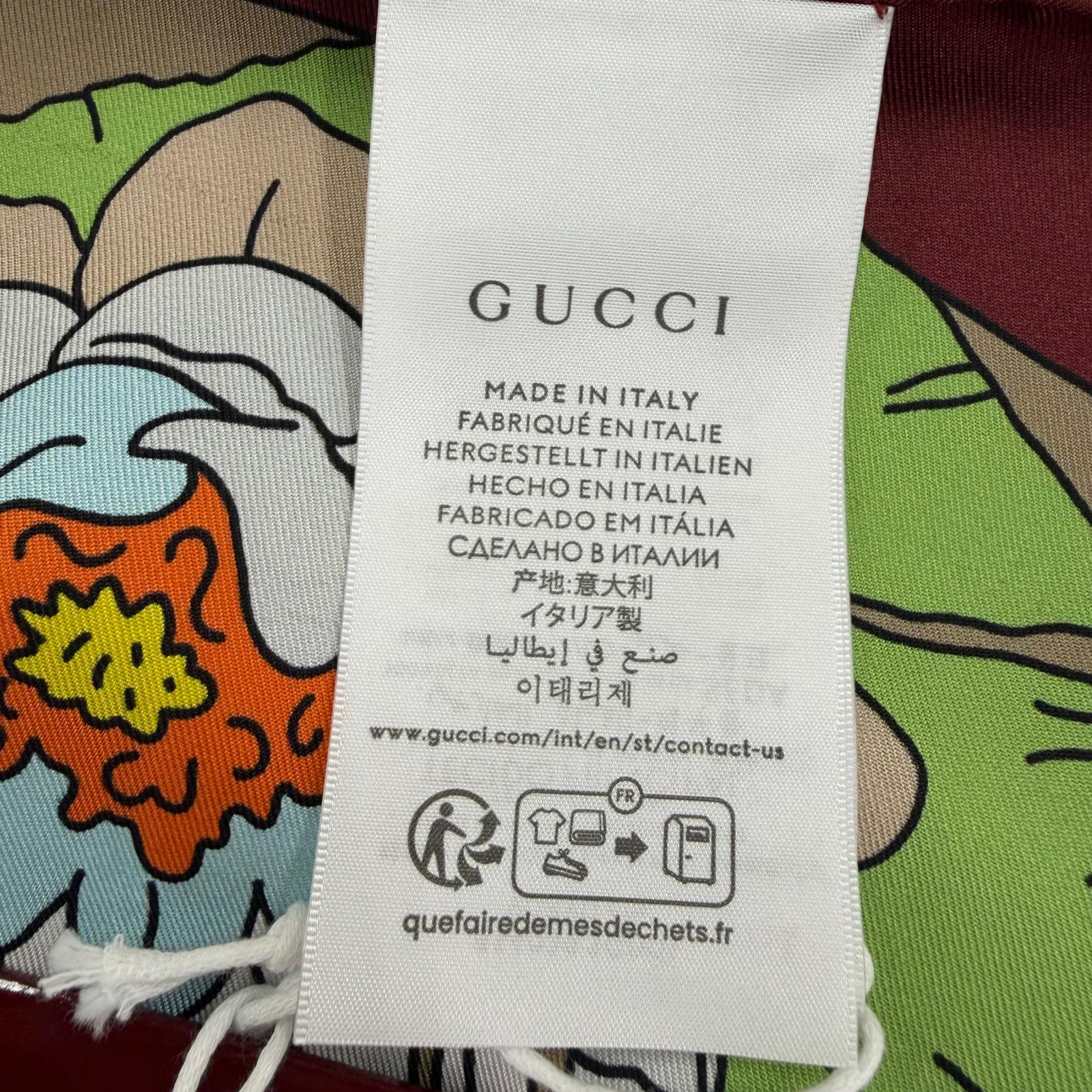 グッチ Gucci Besties シルクツイルスカーフ