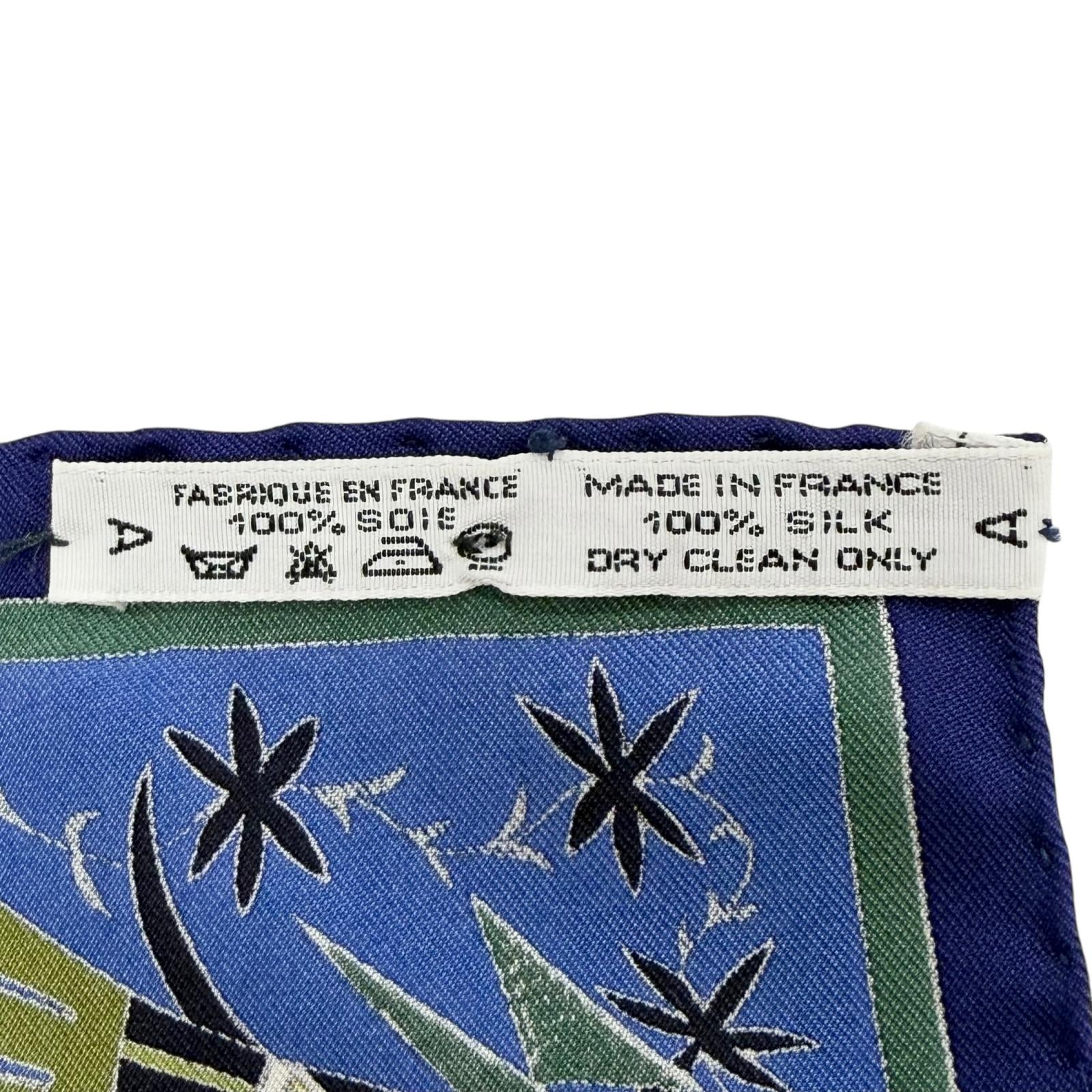 エルメス Kachinas Hopi tribe Kale シルクスカーフ 90