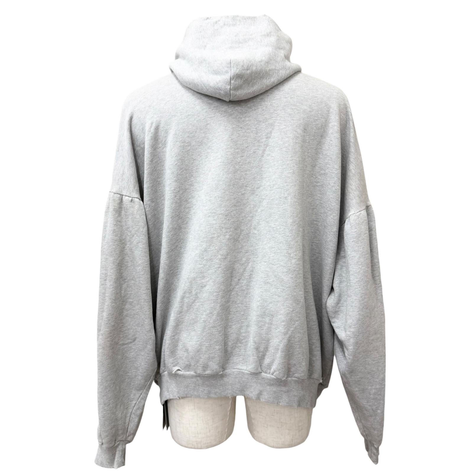 バレンシアガ Rount Hoodie コットンパーカー