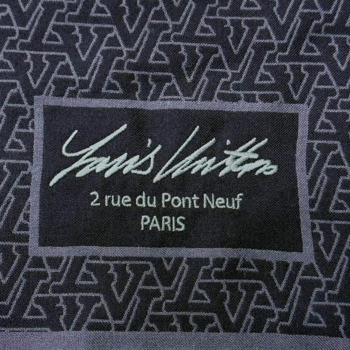 ルイヴィトン ウールシルクマフラー