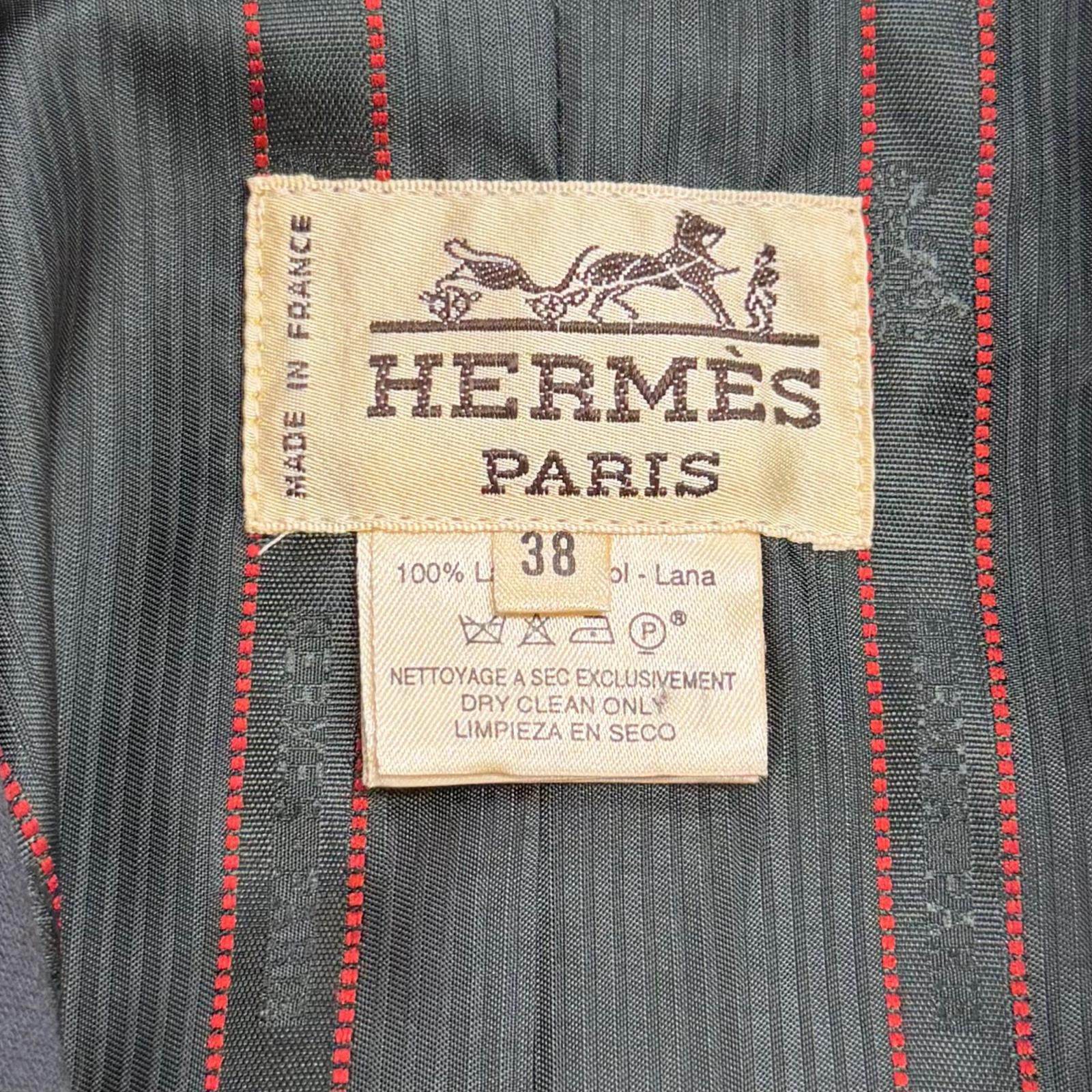 エルメス ウールコート38
