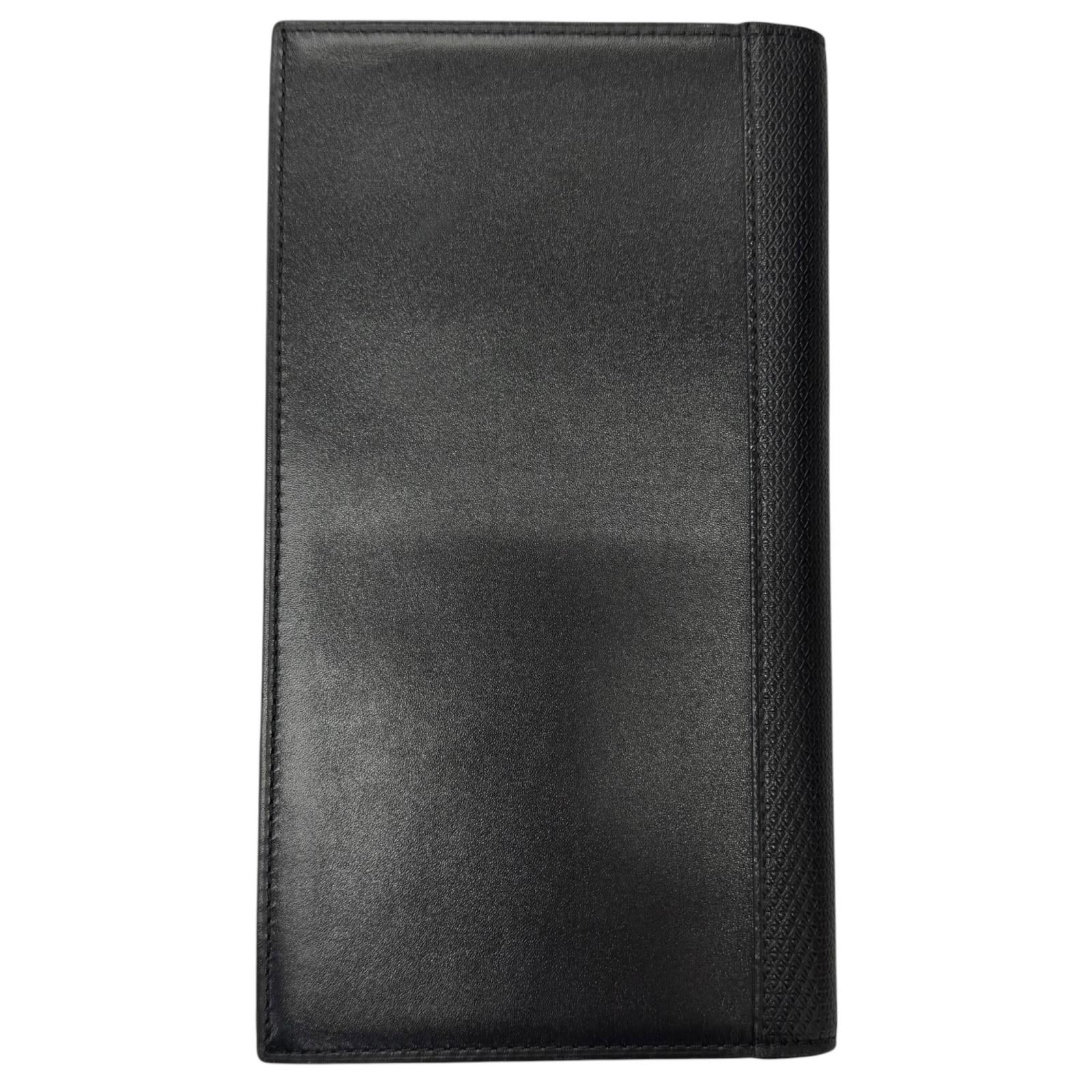 ジョンロブ Bill Compartment Rasp Large Gusset レザー二つ折り財布