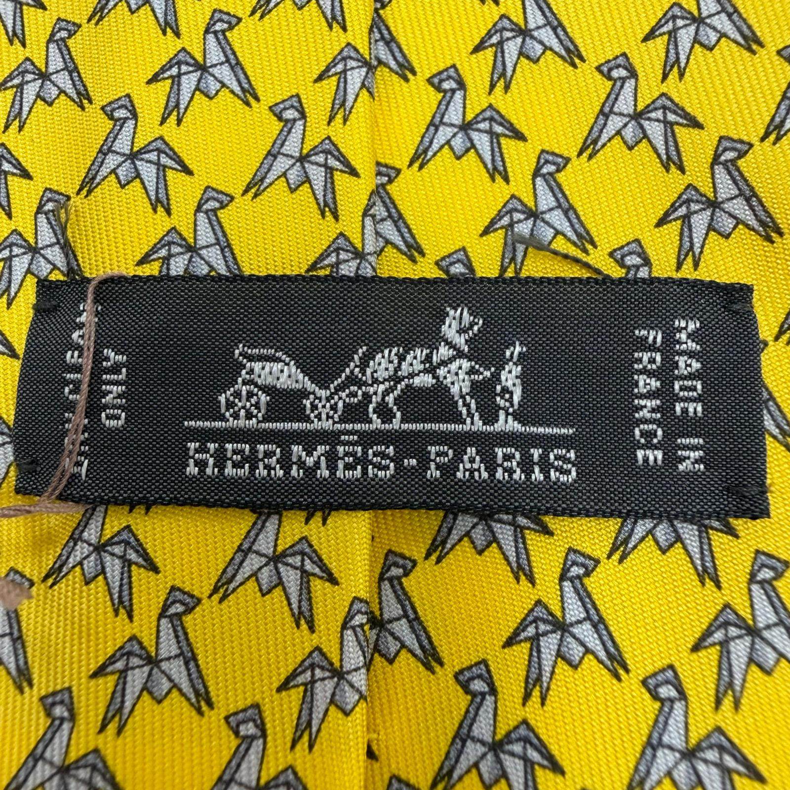 エルメス オリガミホース シルクネクタイ