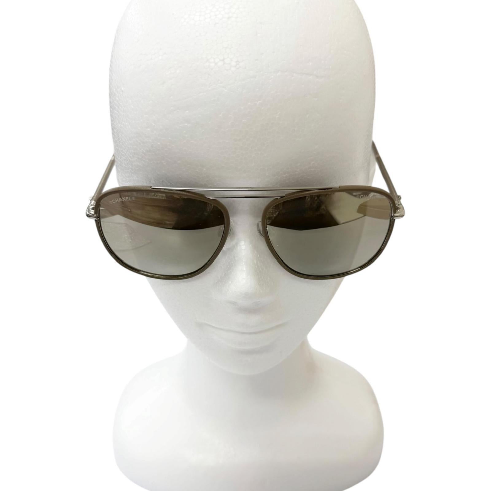 シャネル ダブルブリッジティアドロップサングラス