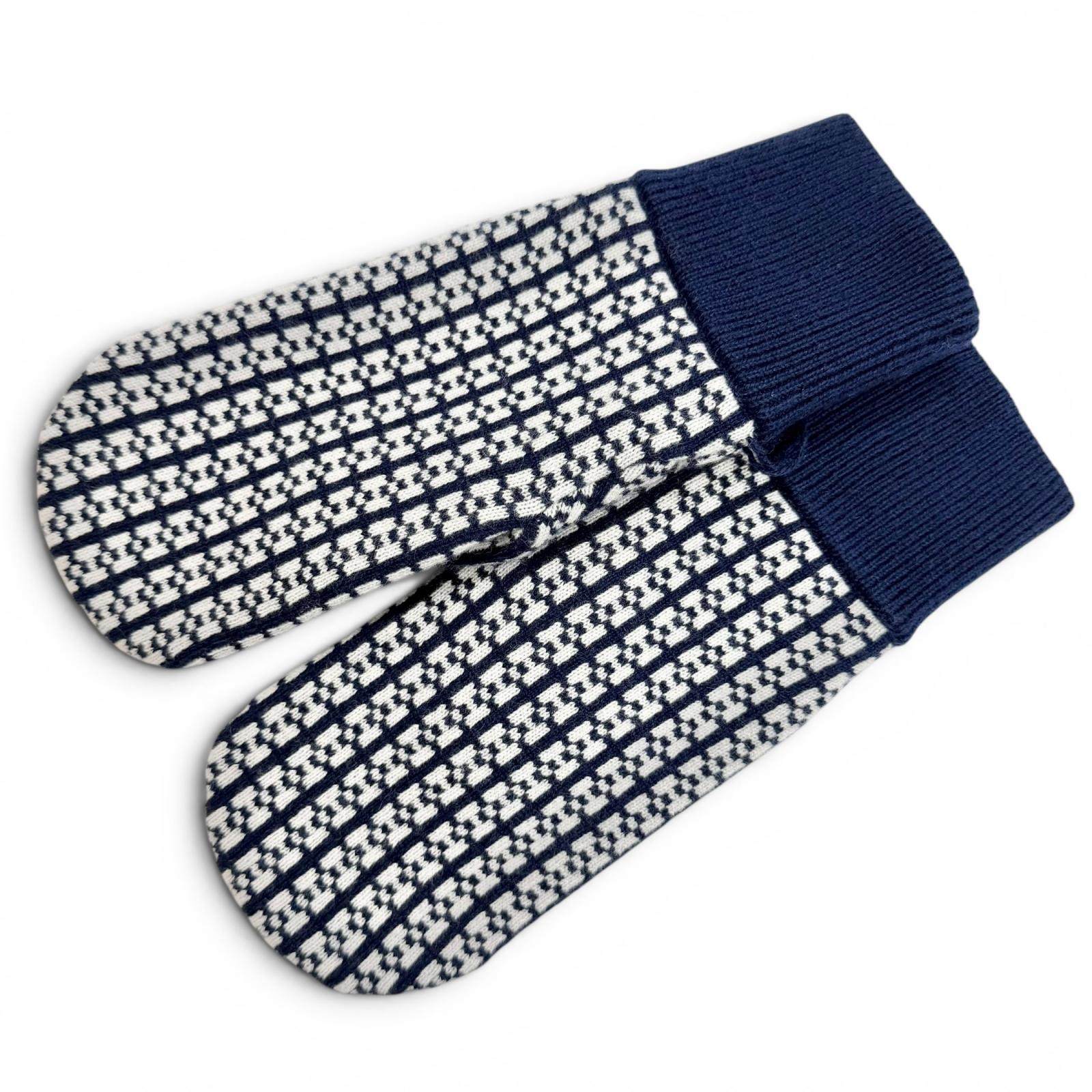 エルメス Hope Mitten ニットジャカード カシミヤグローブ