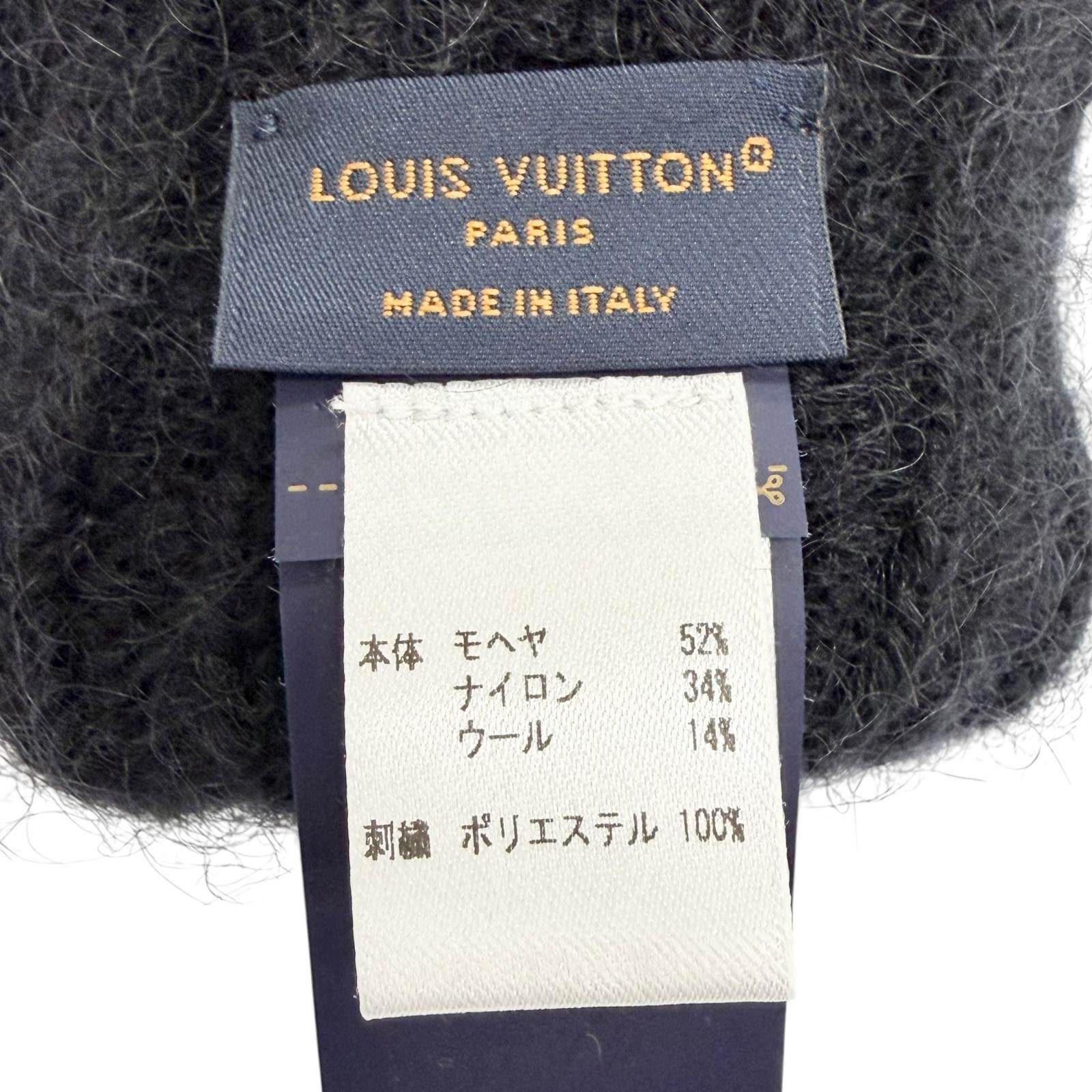 ルイヴィトン LVスクリプトロゴ モヘアブレンド 手袋