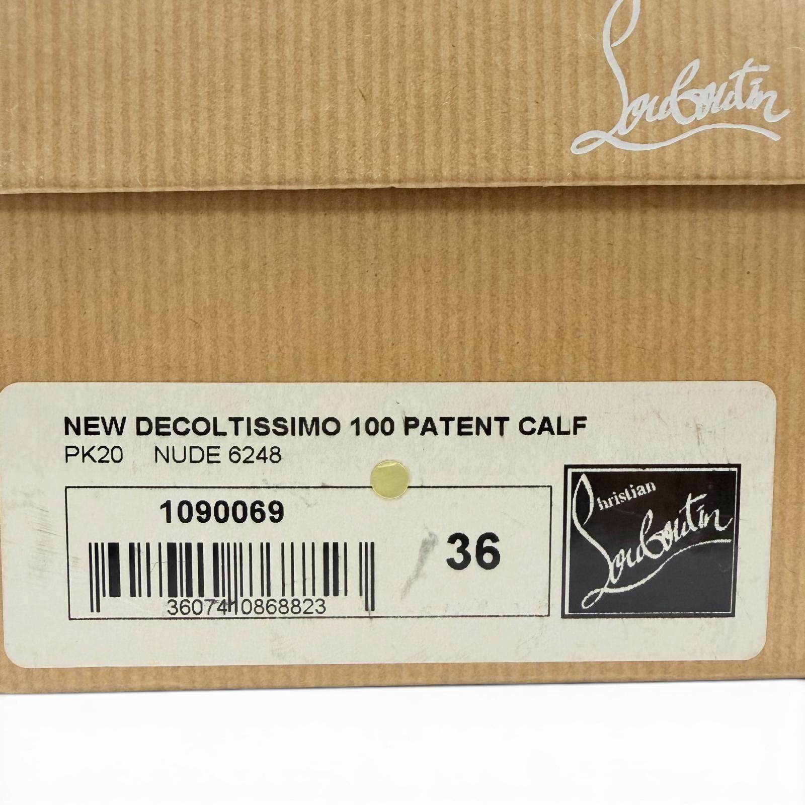 クリスチャンルブタン NEW DECOLTISSIMO パテントレザー パンプス
