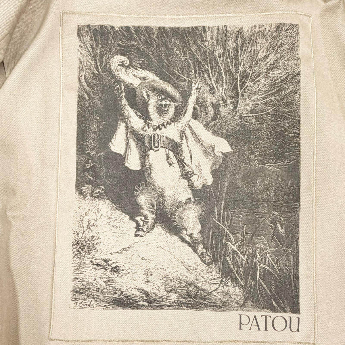 パトゥ Puss in Boots オーガニックコットンフーディー